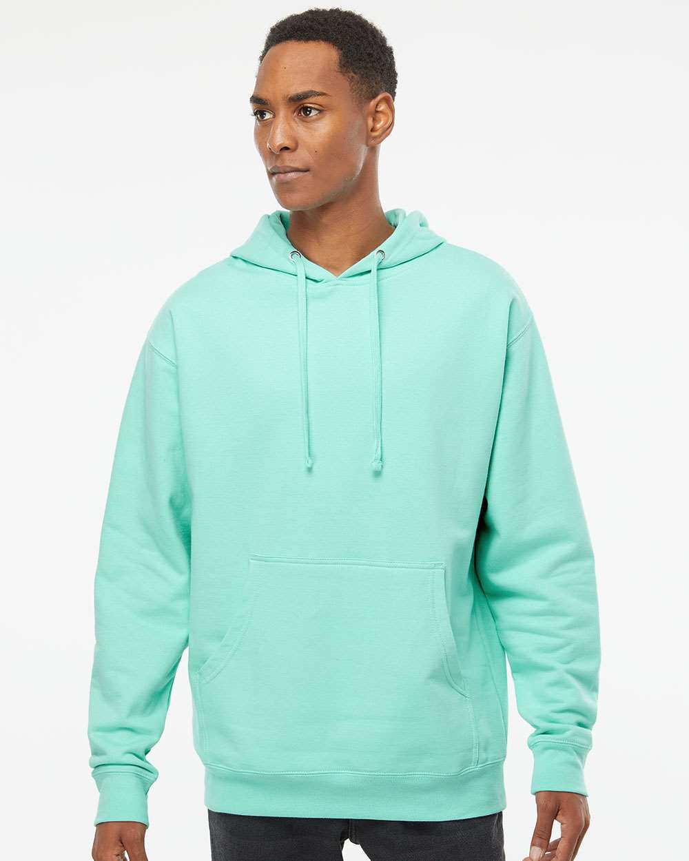Independent Trading Co. Unisex Midweight Hooded Sweatshirt - SS4500 Mint