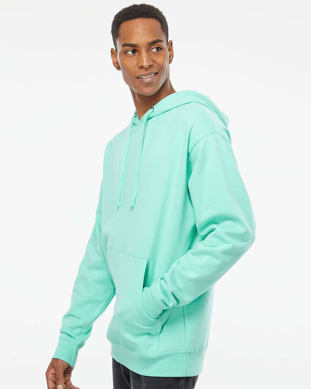 Independent Trading Co. Unisex Midweight Hooded Sweatshirt - SS4500 Mint