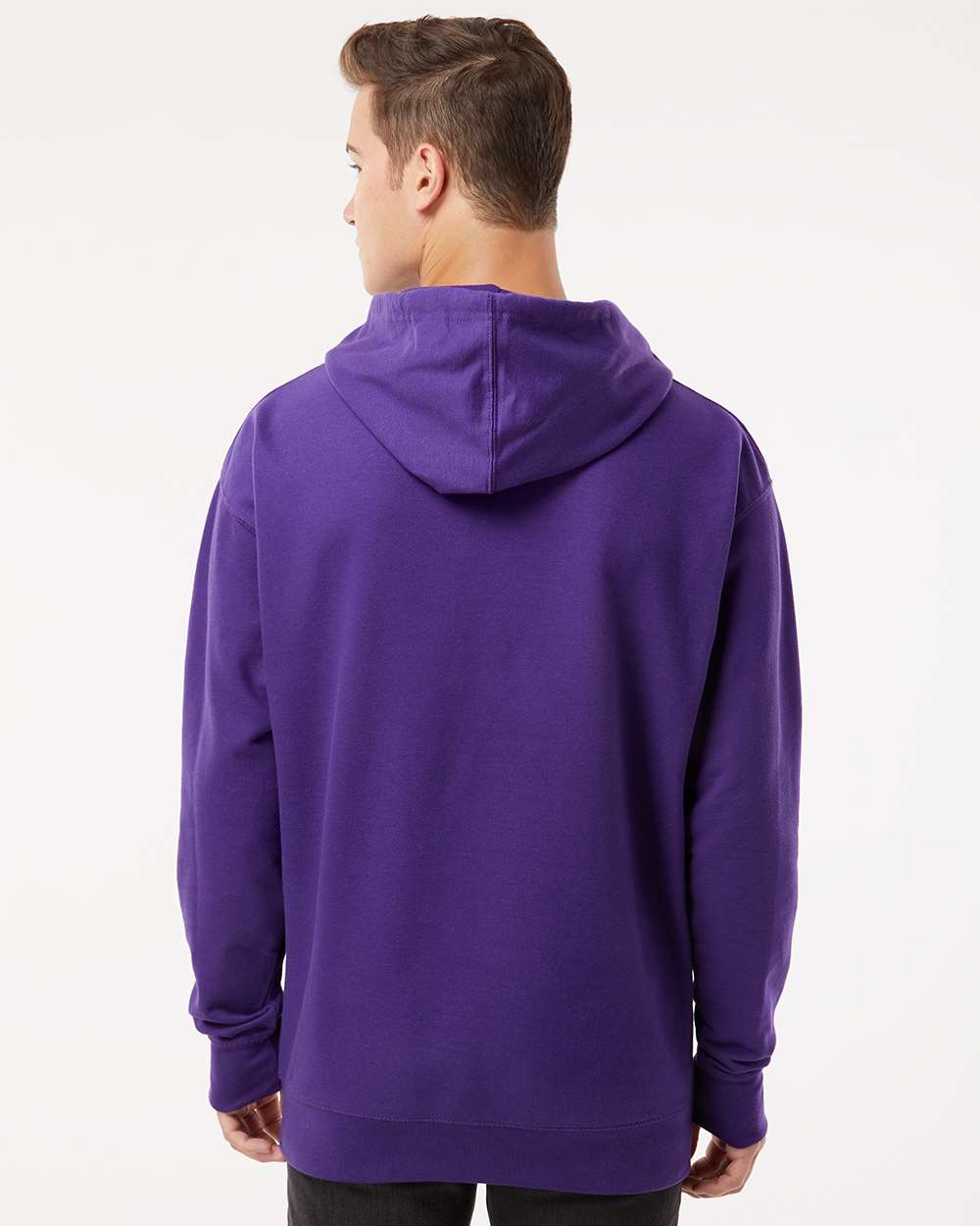 Independent Trading Co. Unisex Midweight Hooded Sweatshirt - SS4500 Purple