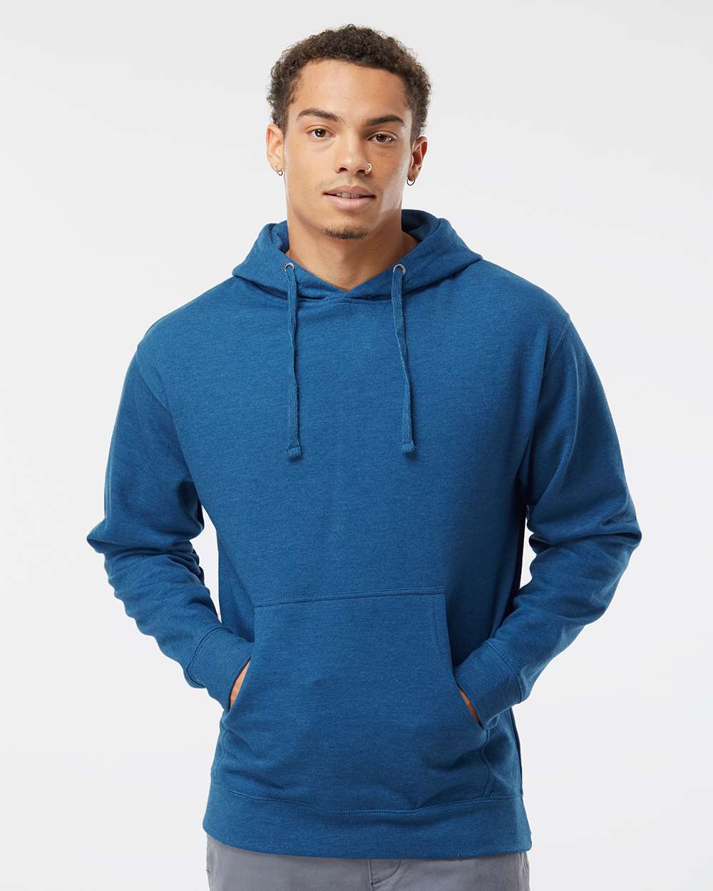 Independent Trading Co. Unisex Midweight Hooded Sweatshirt - SS4500 Royal Heather