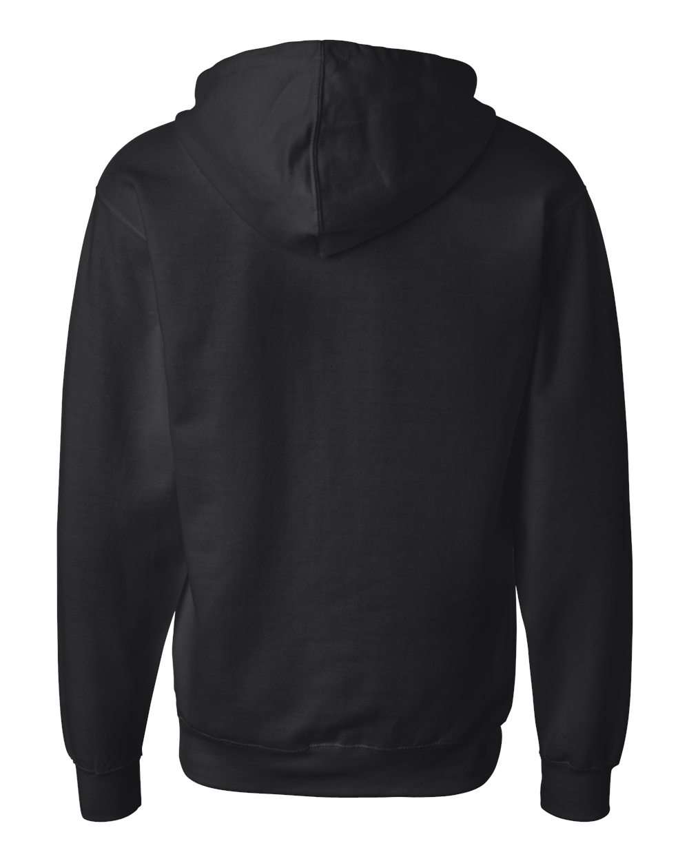 Independent Trading Co. Unisex Midweight Full-Zip Hooded Sweatshirt - SS4500Z Black