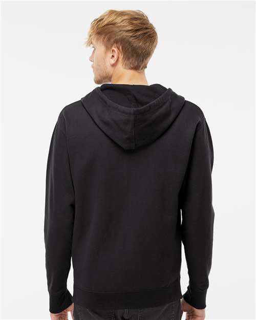 Independent Trading Co. Unisex Midweight Full-Zip Hooded Sweatshirt - SS4500Z Black