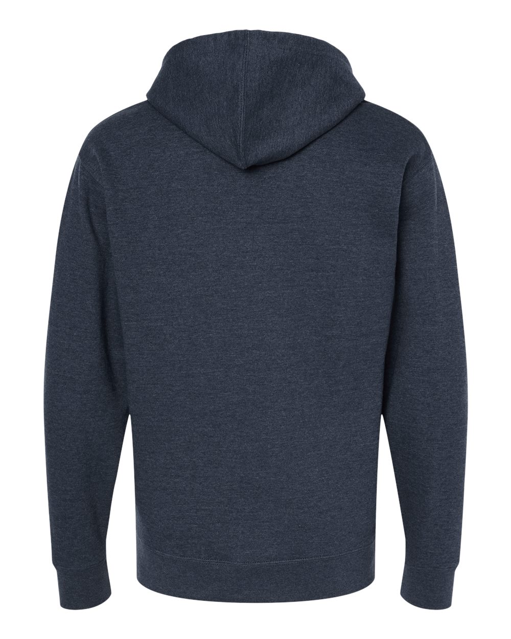 Independent Trading Co. Unisex Midweight Full-Zip Hooded Sweatshirt - SS4500Z Classic Navy Heather
