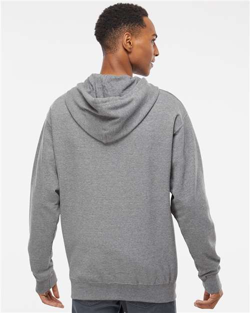 Independent Trading Co. Unisex Midweight Full-Zip Hooded Sweatshirt - SS4500Z Gunmetal Heather