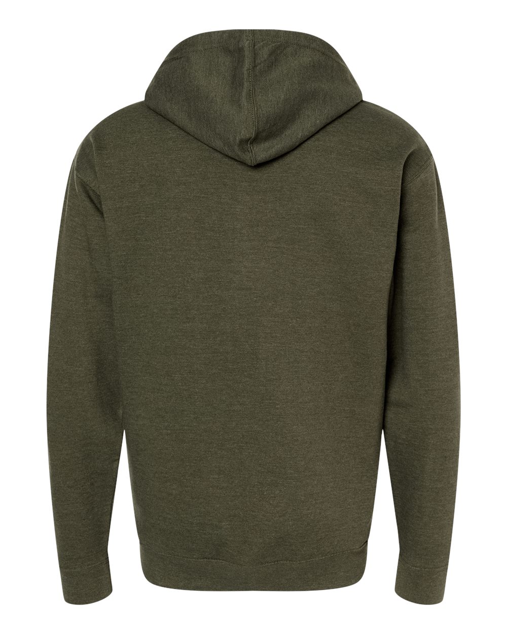 Independent Trading Co. Unisex Midweight Full-Zip Hooded Sweatshirt - SS4500Z Army Heather