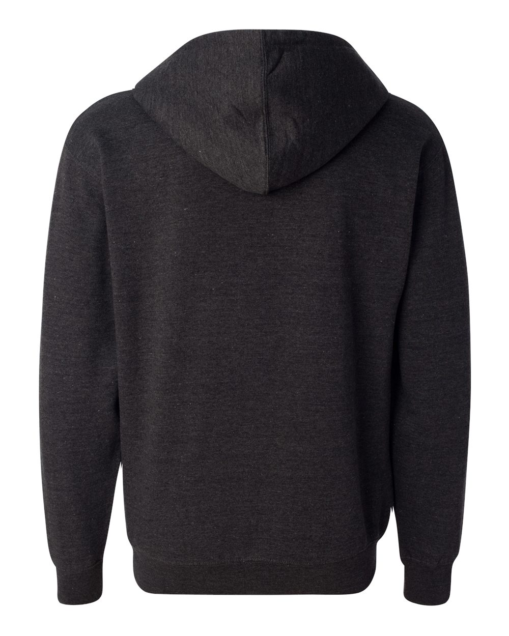 Independent Trading Co. Unisex Midweight Full-Zip Hooded Sweatshirt - SS4500Z Charcoal Heather
