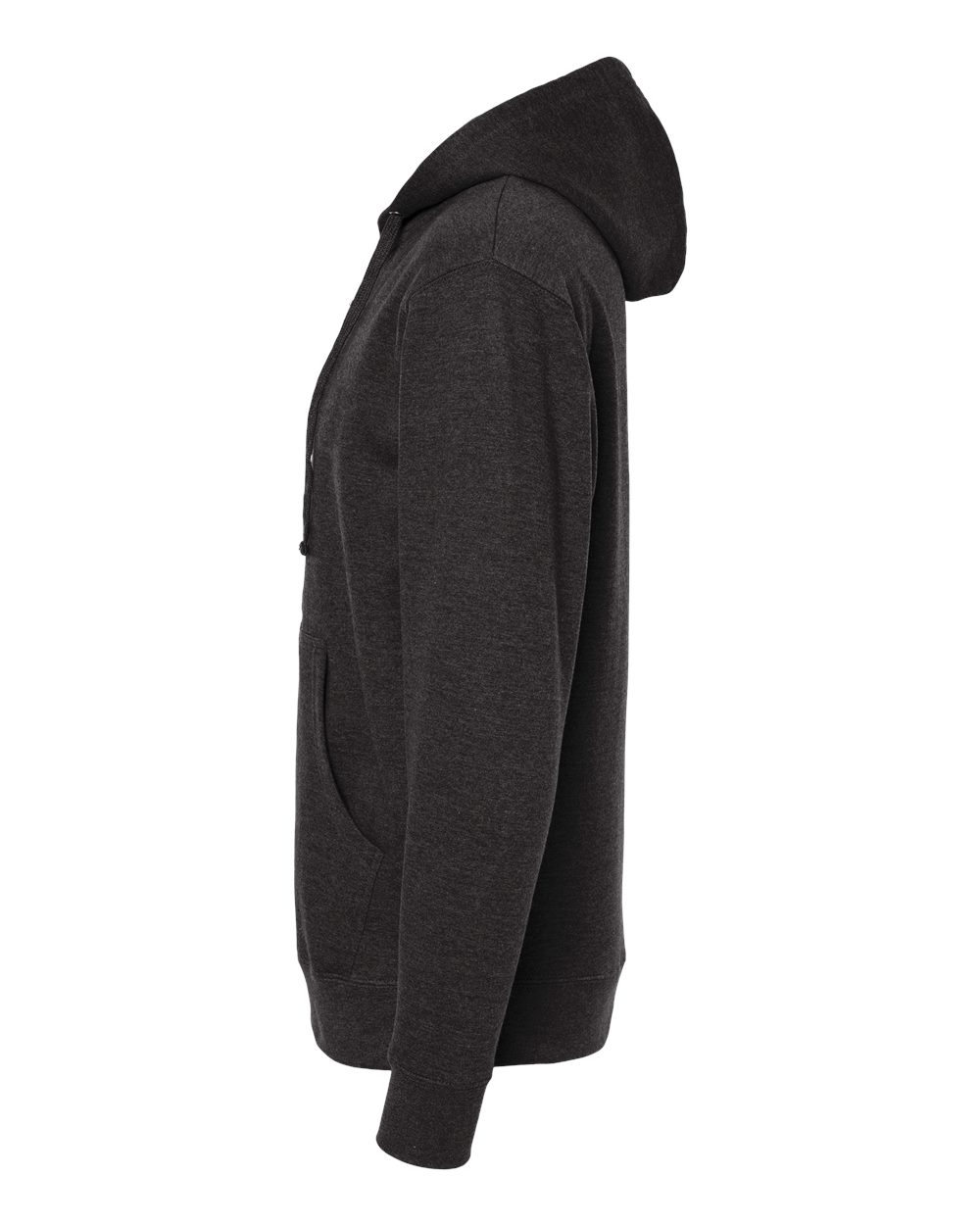 Independent Trading Co. Unisex Midweight Full-Zip Hooded Sweatshirt - SS4500Z Charcoal Heather