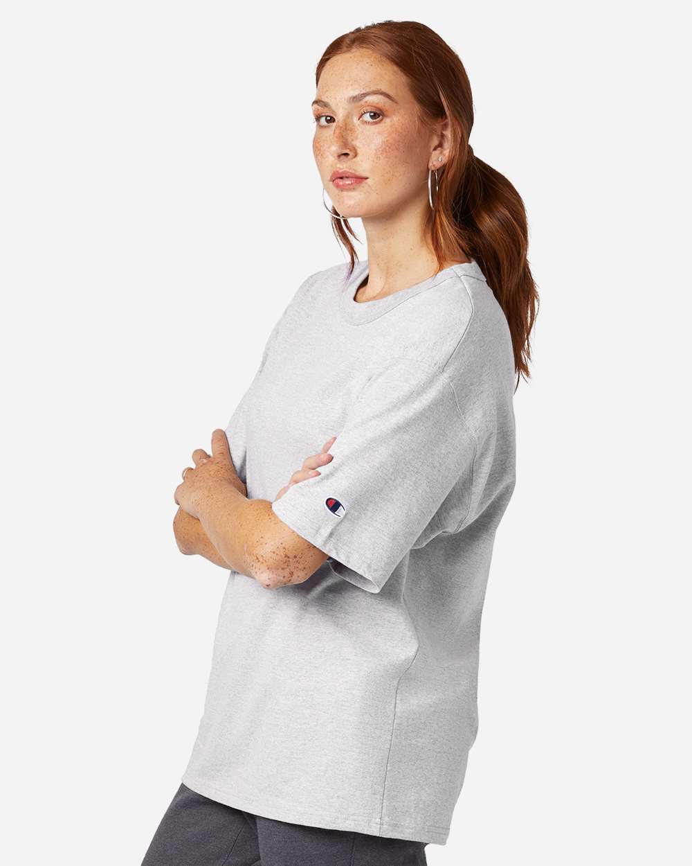 Champion Unisex Heritage Jersey T-Shirt - T105 Silver Grey