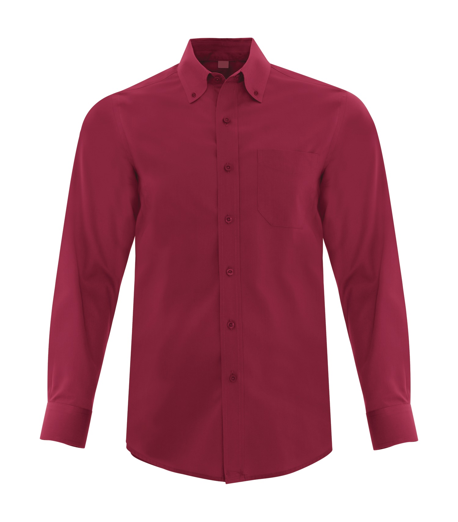 Coal Harbourᴹᴰ COAL HARBOURᴹᴰ CHEMISE TISSÉE À MANCHES LONGUES EVERYDAY - D6013 Rich Red