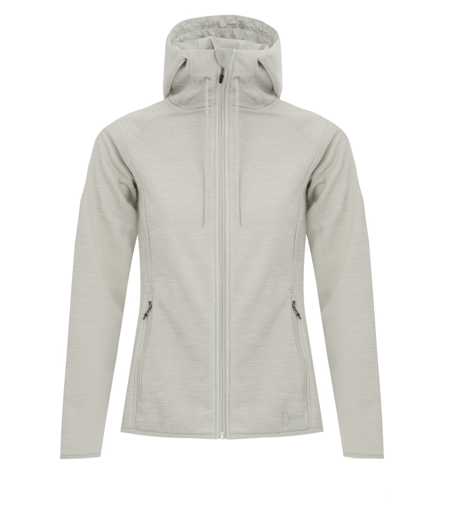 DryFrameᴹᴰ DRYFRAMEᴹᴰ MANTEAU À CAPUCHON À GLISSIÈRE EN MOLLETON HYDRORÉSISTANT DRY TECH POUR FEMMES - DF7655L Glacier Heather