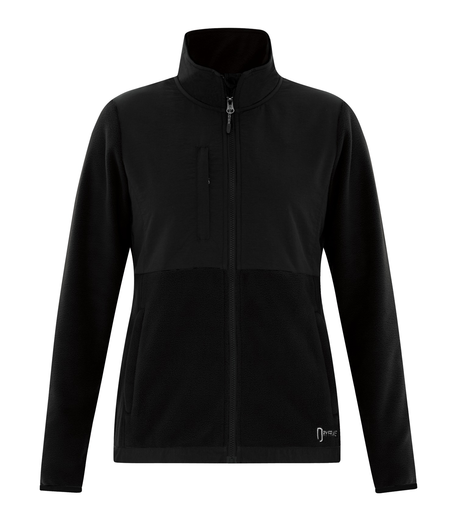 DryFrameᴹᴰ DRYFRAMEᴹᴰ MANTEAU EN MOLLETON HURON TECH POUR FEMMES - DF7670L Black-Black
