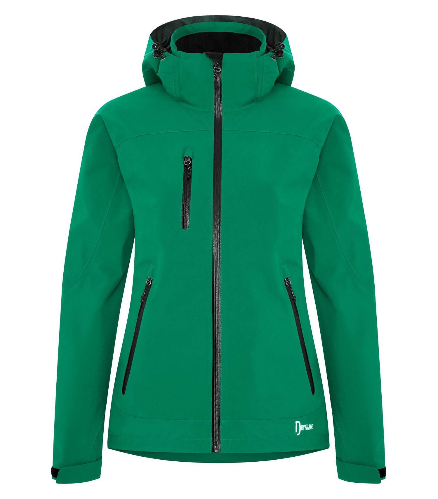DryFrameᴹᴰ DRYFRAMEᴹᴰ MANTEAU COQUILLE IMPERMÉABLE TRI-TECH POUR FEMMES - DF7672L Emerald