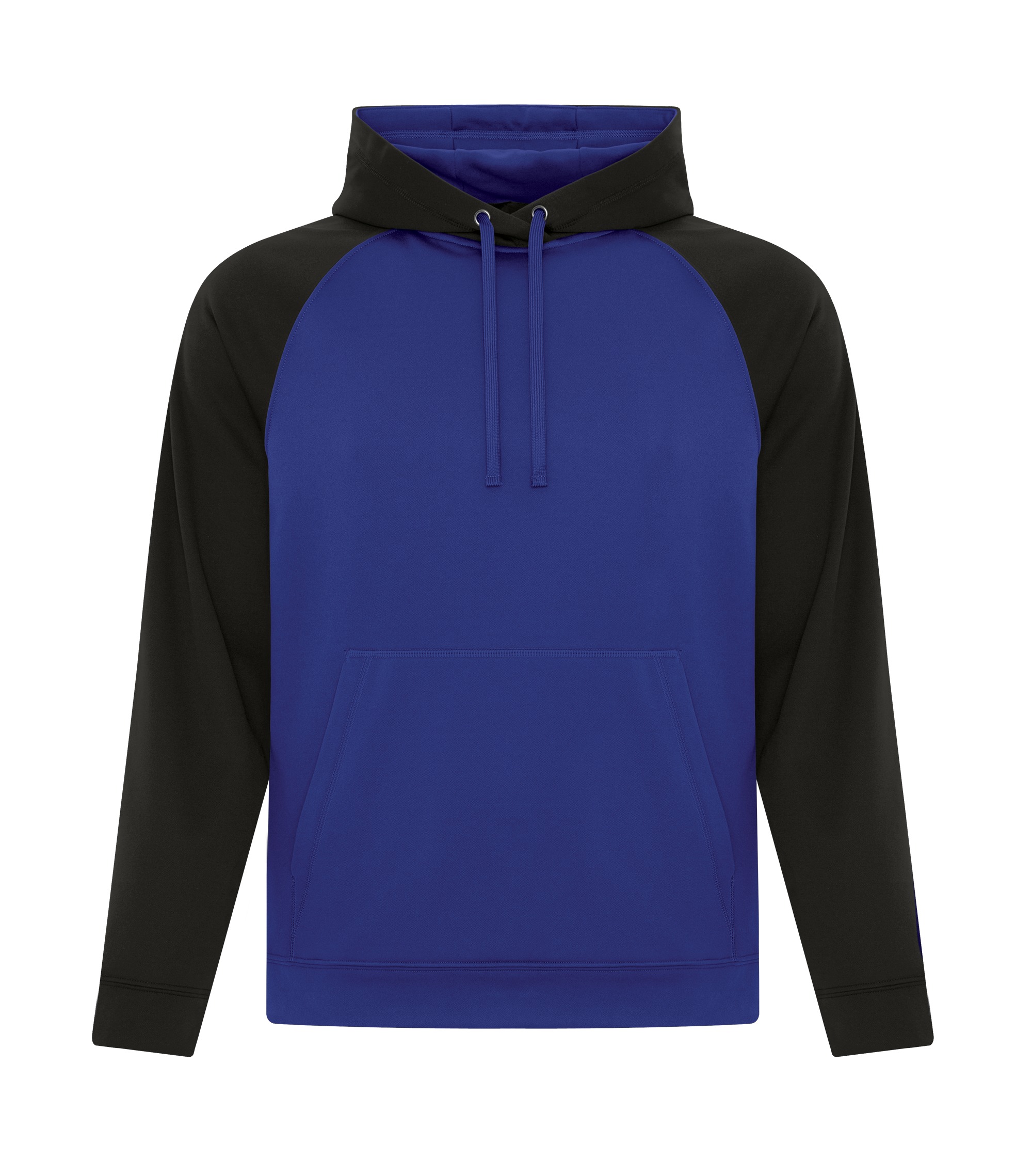 ATCᴹᶜ ATC™ GAME DAY™  FLEECE TWO TONE HOODED SWEATSHIRT. F2037 True Royal-Black