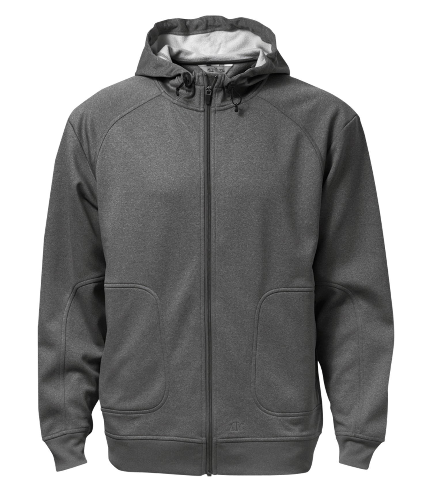 ATCᴹᶜ ATC™ PTECH® FLEECE HOODED JACKET. F221 Charcoal Heather