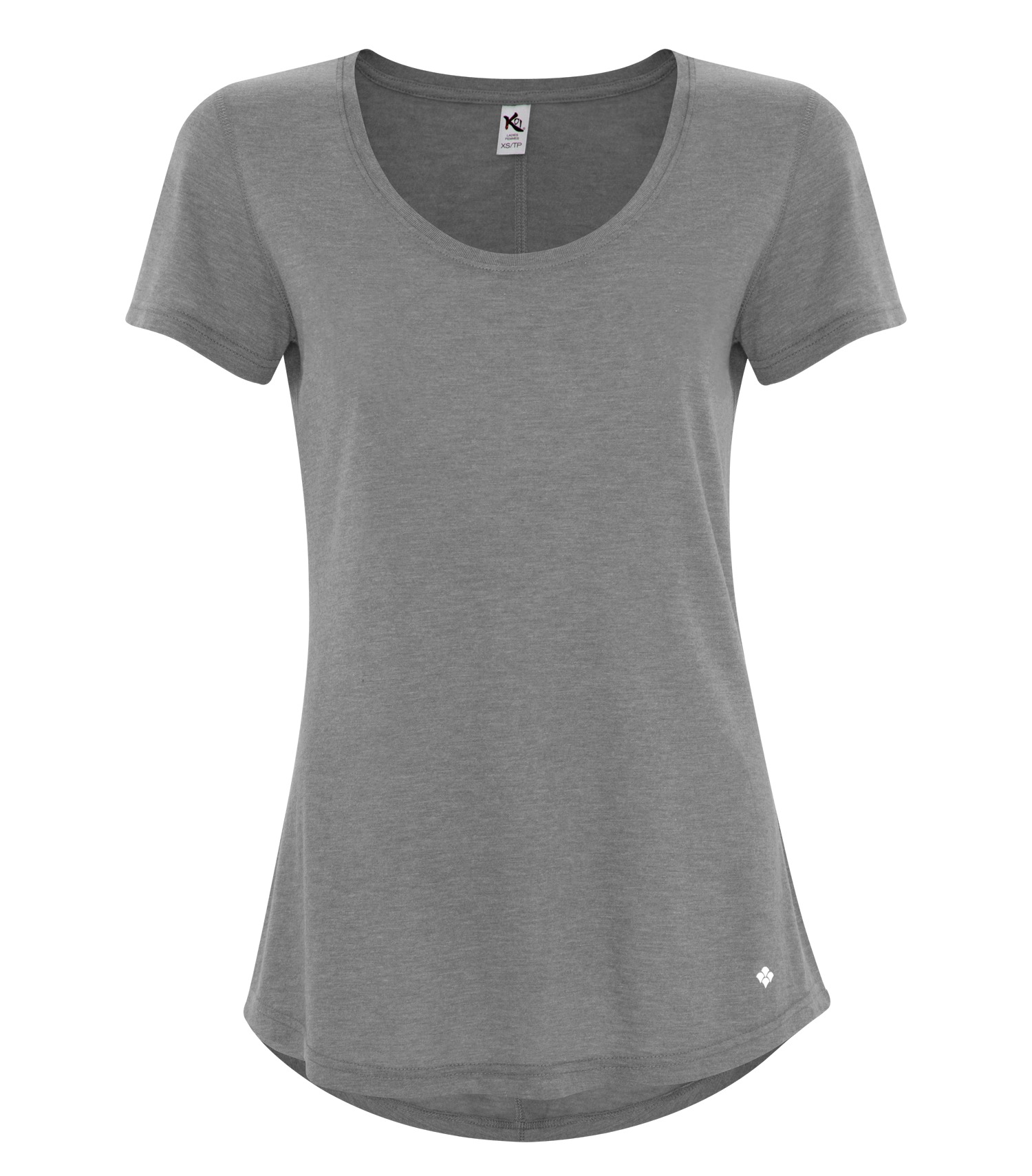 Gildan KOIᴹᴰ T-SHIRT À COL ARRONDI PROFOND DÉCONTRACTÉ TRIBLEND POUR FEMMES - KOI8036L