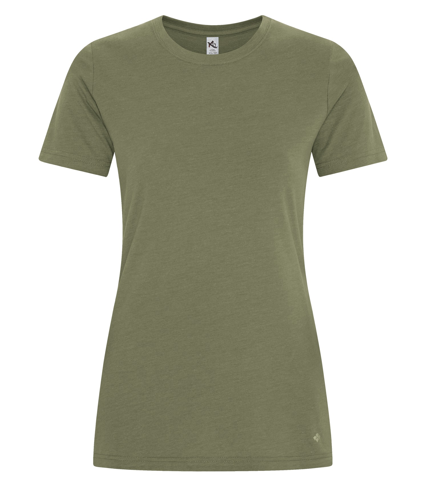 KOIᴹᴰ KOIᴹᴰ T-SHIRT FILÉ ELEMENT BLEND POUR FEMMES - KOI8060L Olive Green