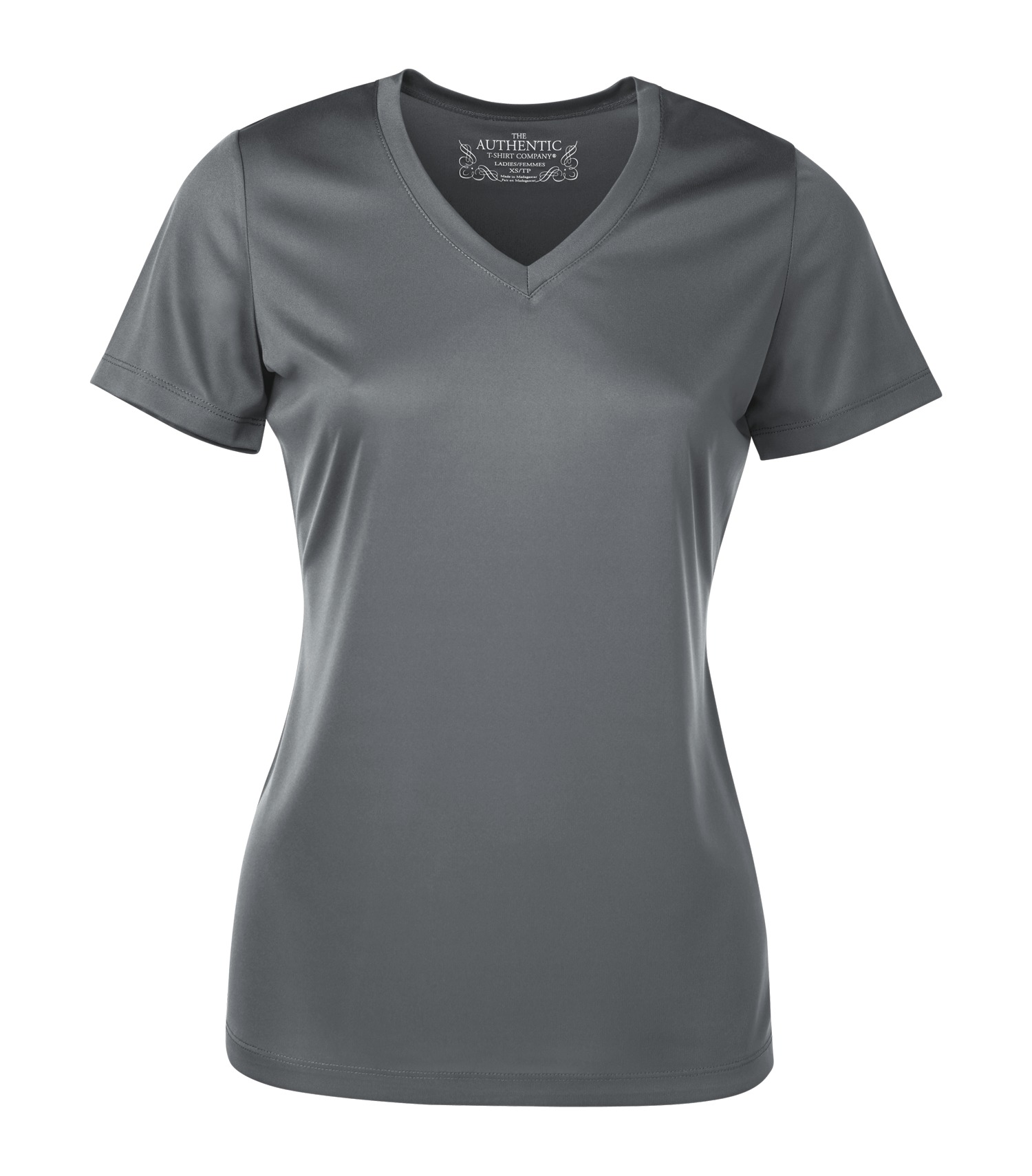 ATCᴹᶜ ATC™ PRO TEAM SHORT SLEEVE V-NECK LADIES' TEE. L3520 Coal Grey