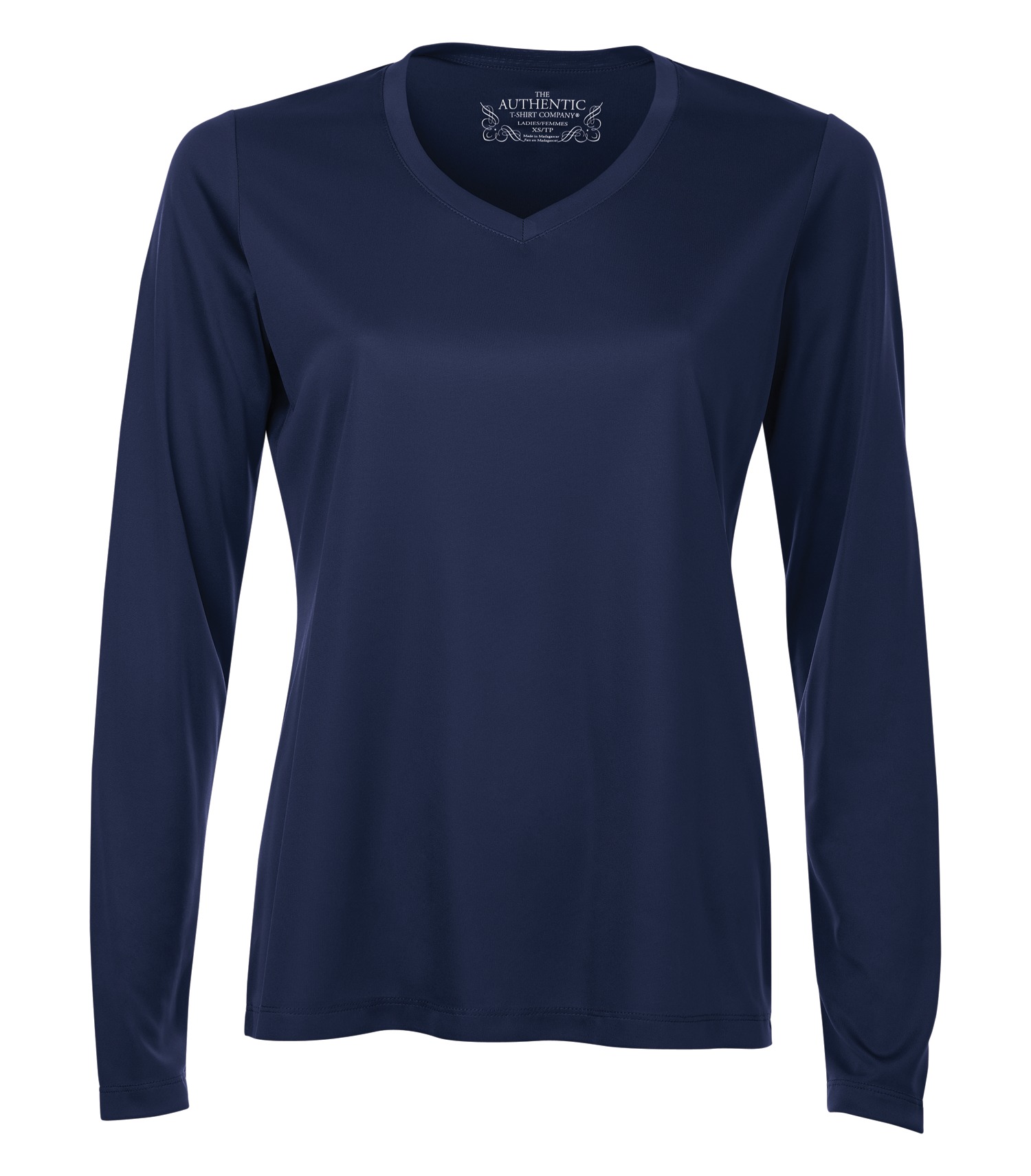 ATCᴹᶜ ATC™ PRO TEAM LONG SLEEVE V-NECK LADIES' TEE. L3520LS True Navy