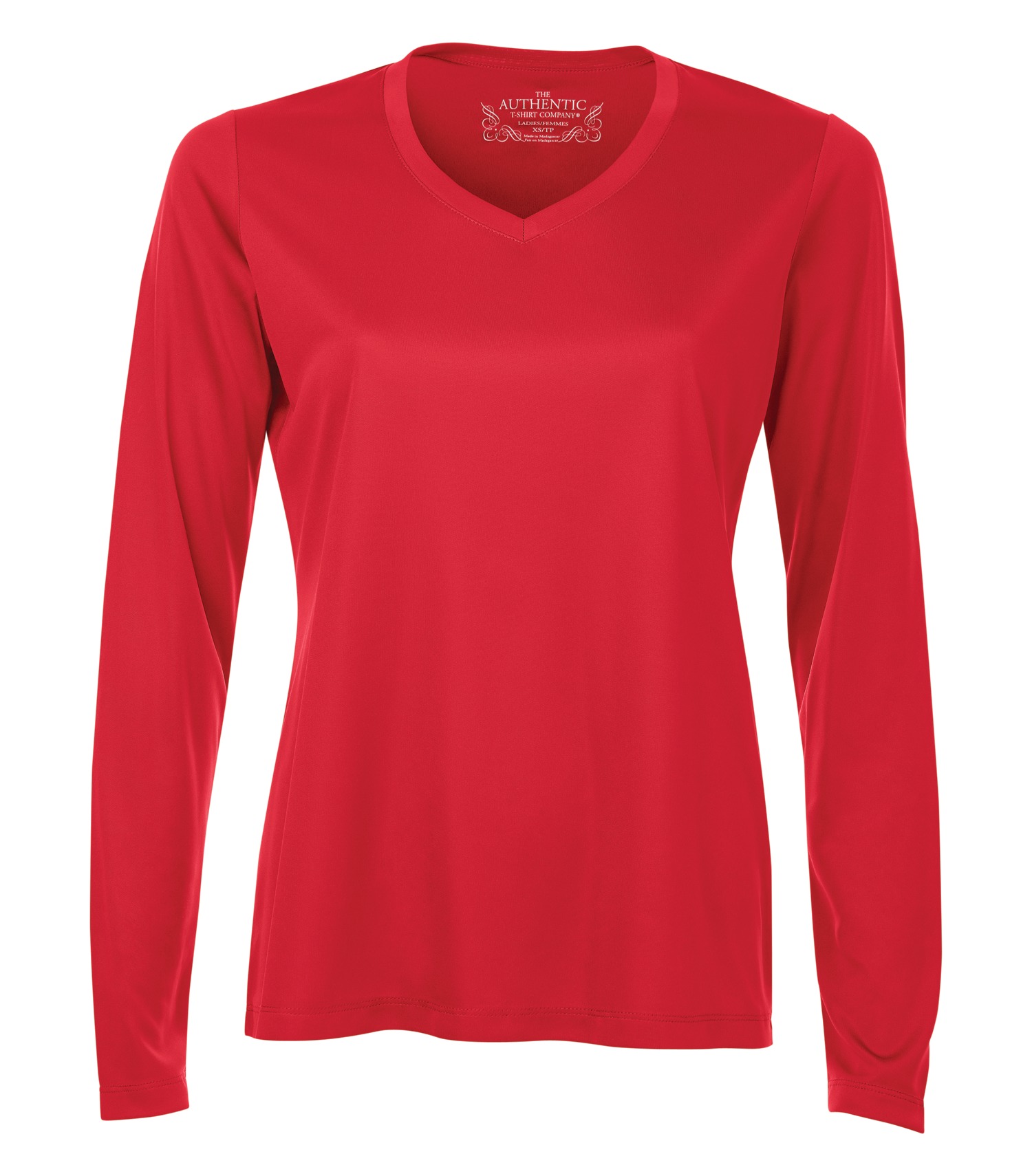 ATCᴹᶜ ATC™ PRO TEAM LONG SLEEVE V-NECK LADIES' TEE. L3520LS True Red