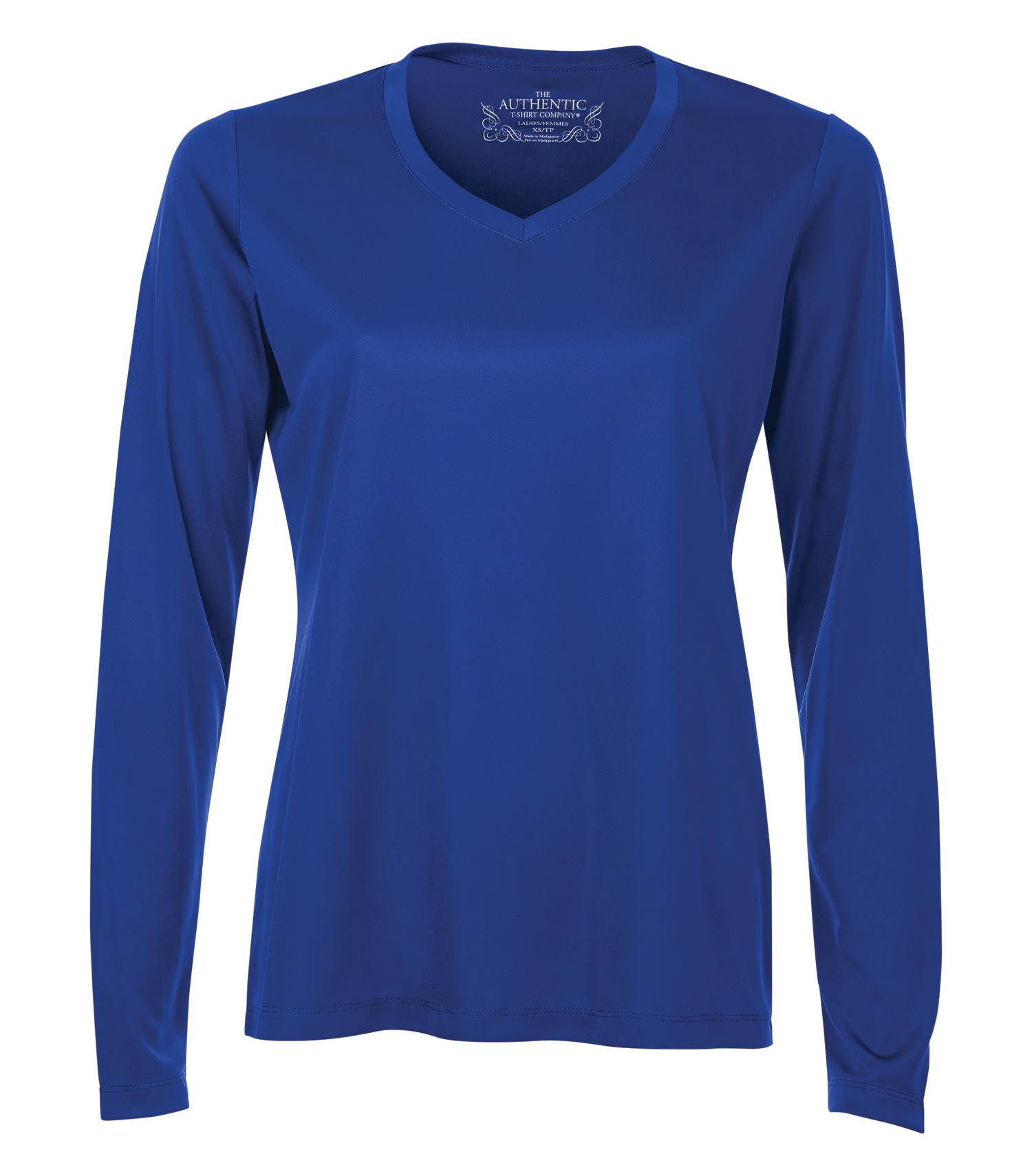 ATCᴹᶜ ATC™ PRO TEAM LONG SLEEVE V-NECK LADIES' TEE. L3520LS True Royal