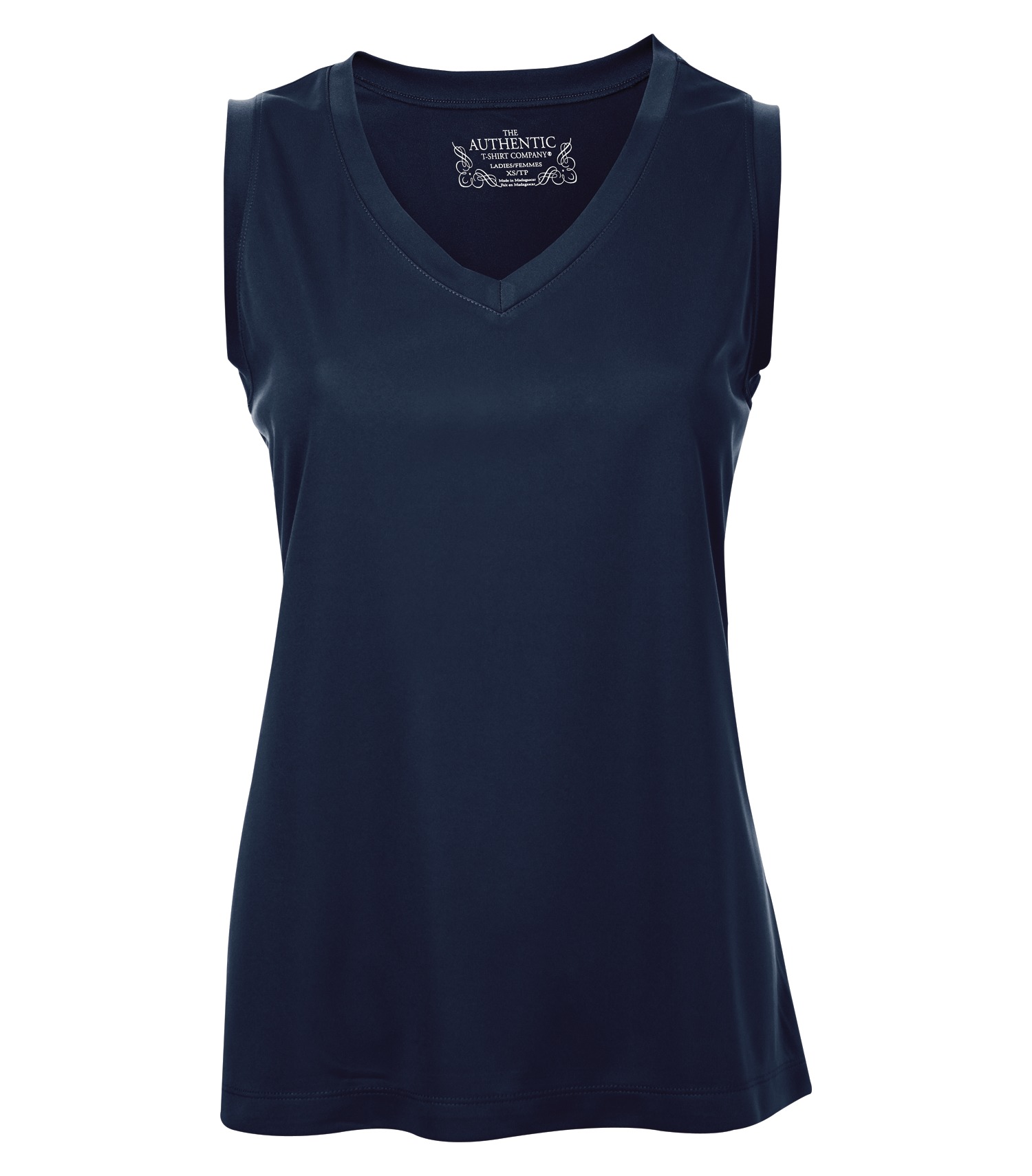 ATCᴹᶜ ATC™ PRO TEAM SLEEVELESS V-NECK LADIES' TEE. L3527 True Navy