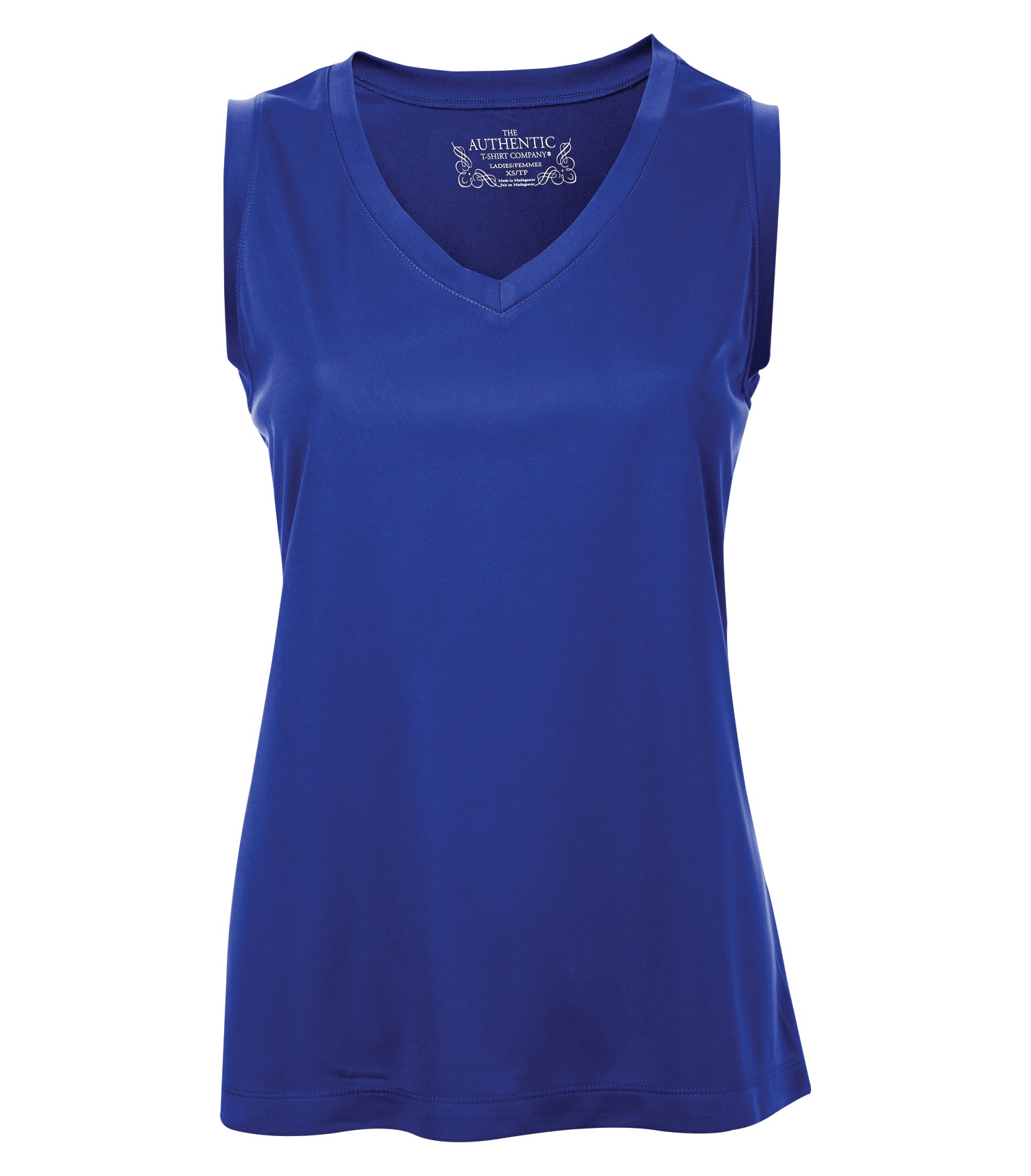 ATCᴹᶜ ATC™ PRO TEAM SLEEVELESS V-NECK LADIES' TEE. L3527 True Royal