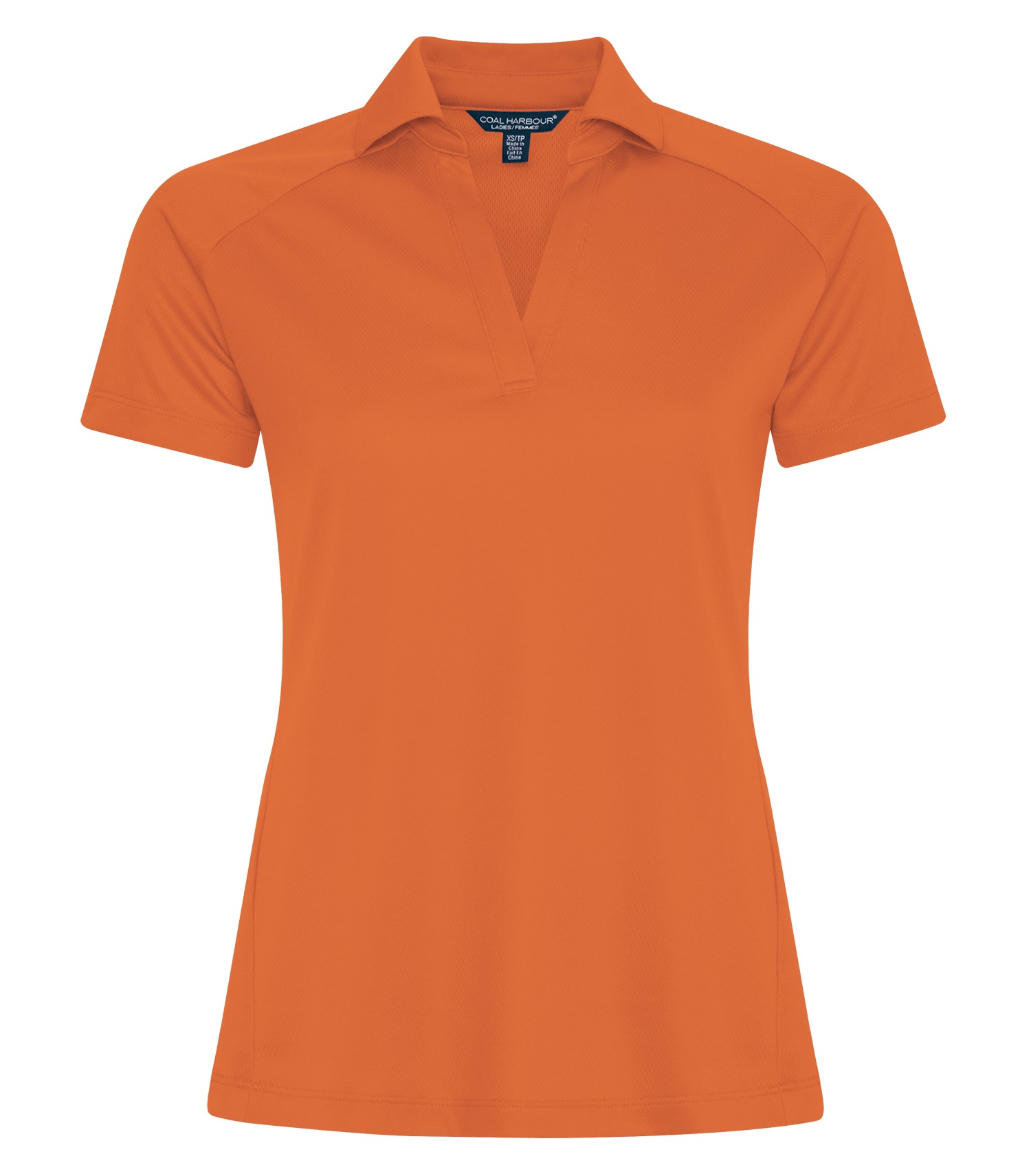 Coal Harbourᴹᴰ COAL HARBOURᴹᴰ POLO À MAILLES RÉSISTANT AUX ACCROCS TECH POUR FEMMES - L3561 Deep Orange