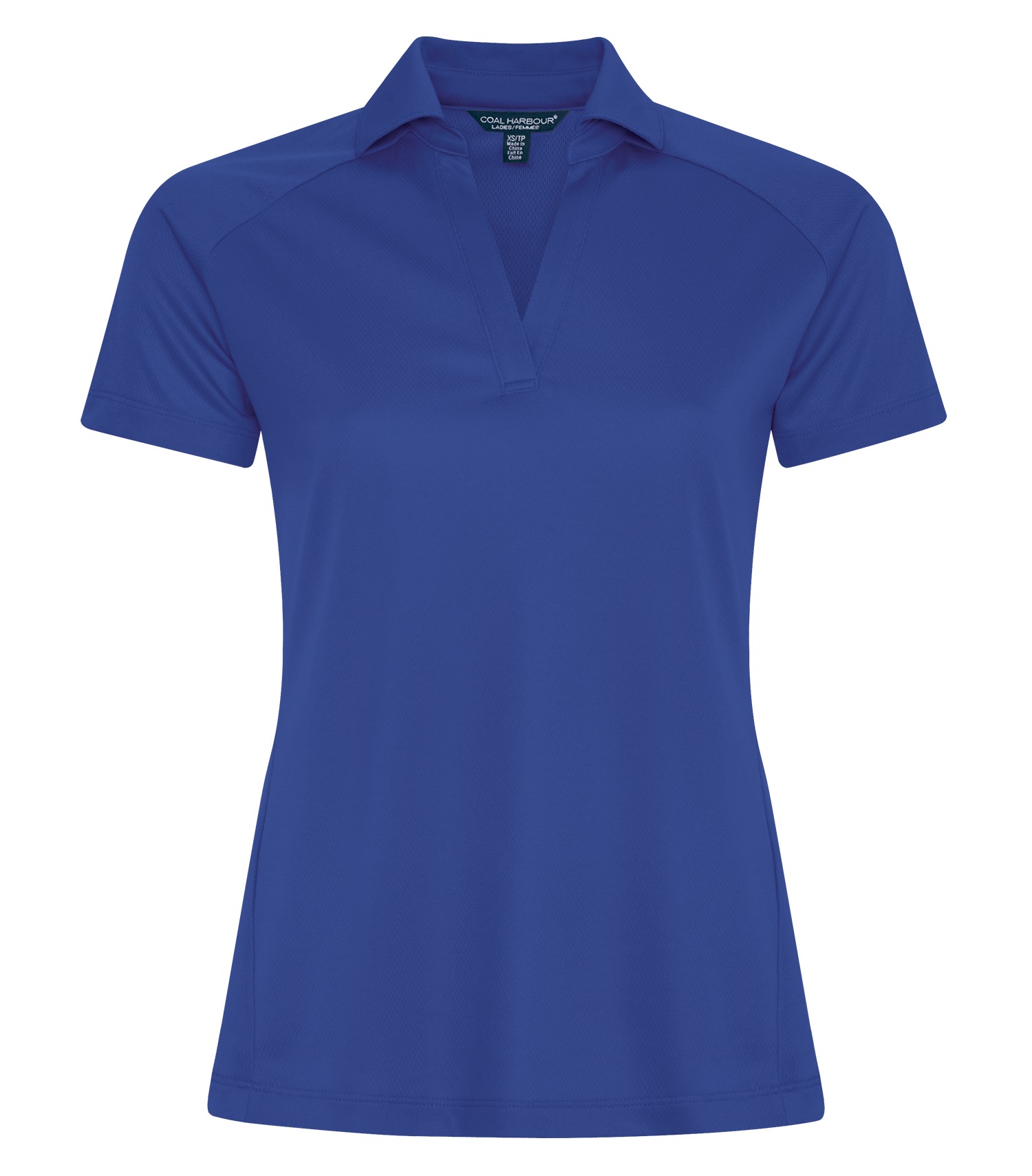 Coal Harbourᴹᴰ COAL HARBOURᴹᴰ POLO À MAILLES RÉSISTANT AUX ACCROCS TECH POUR FEMMES - L3561 Deep Royal
