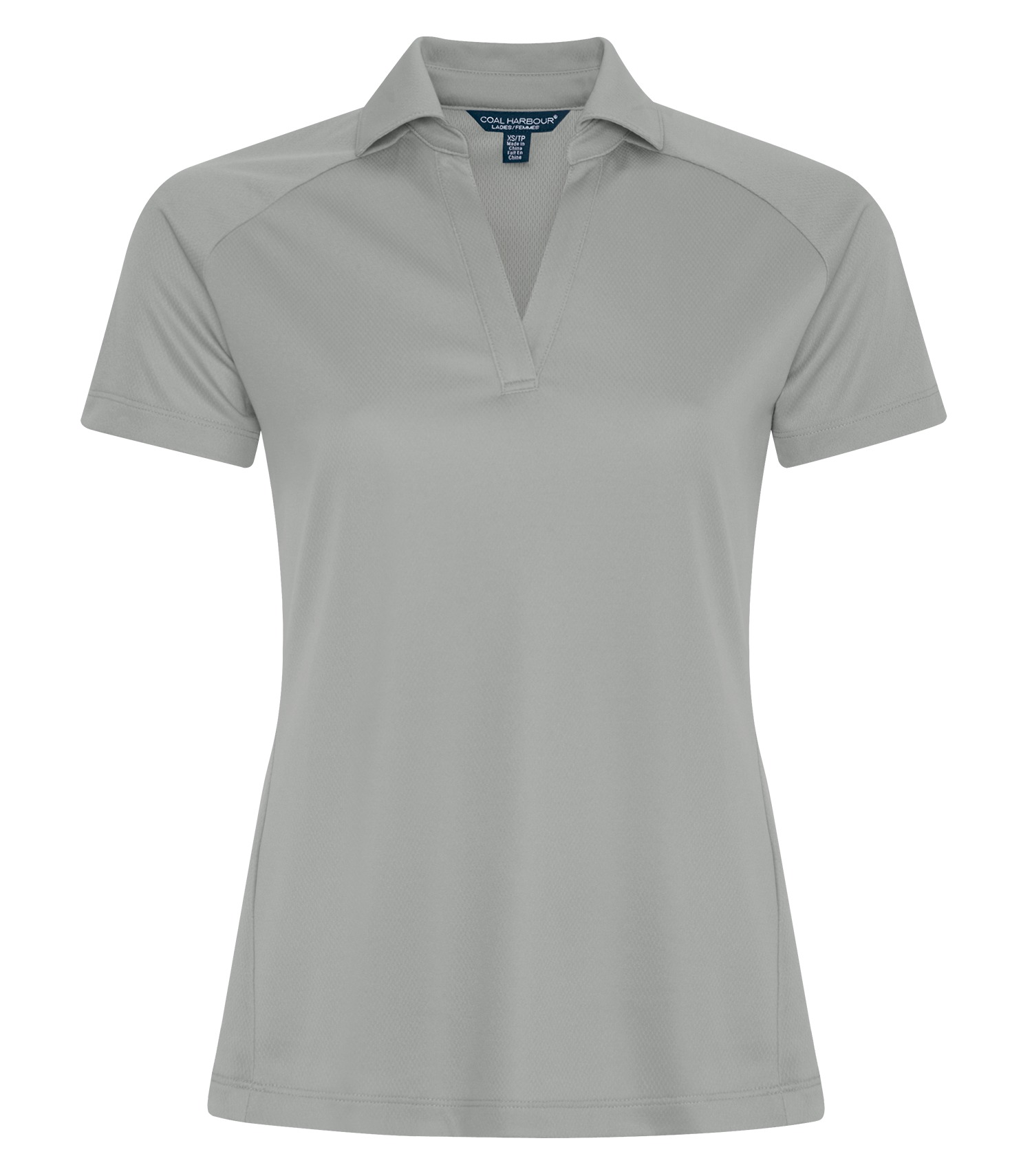 Coal Harbourᴹᴰ COAL HARBOURᴹᴰ POLO À MAILLES RÉSISTANT AUX ACCROCS TECH POUR FEMMES - L3561 Silver