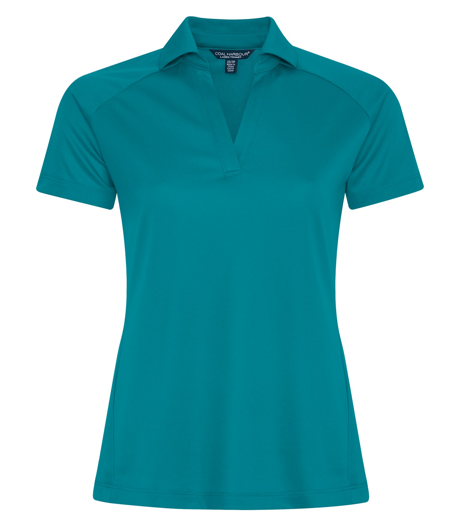 Coal Harbourᴹᴰ COAL HARBOURᴹᴰ POLO À MAILLES RÉSISTANT AUX ACCROCS TECH POUR FEMMES - L3561 Tropic Blue