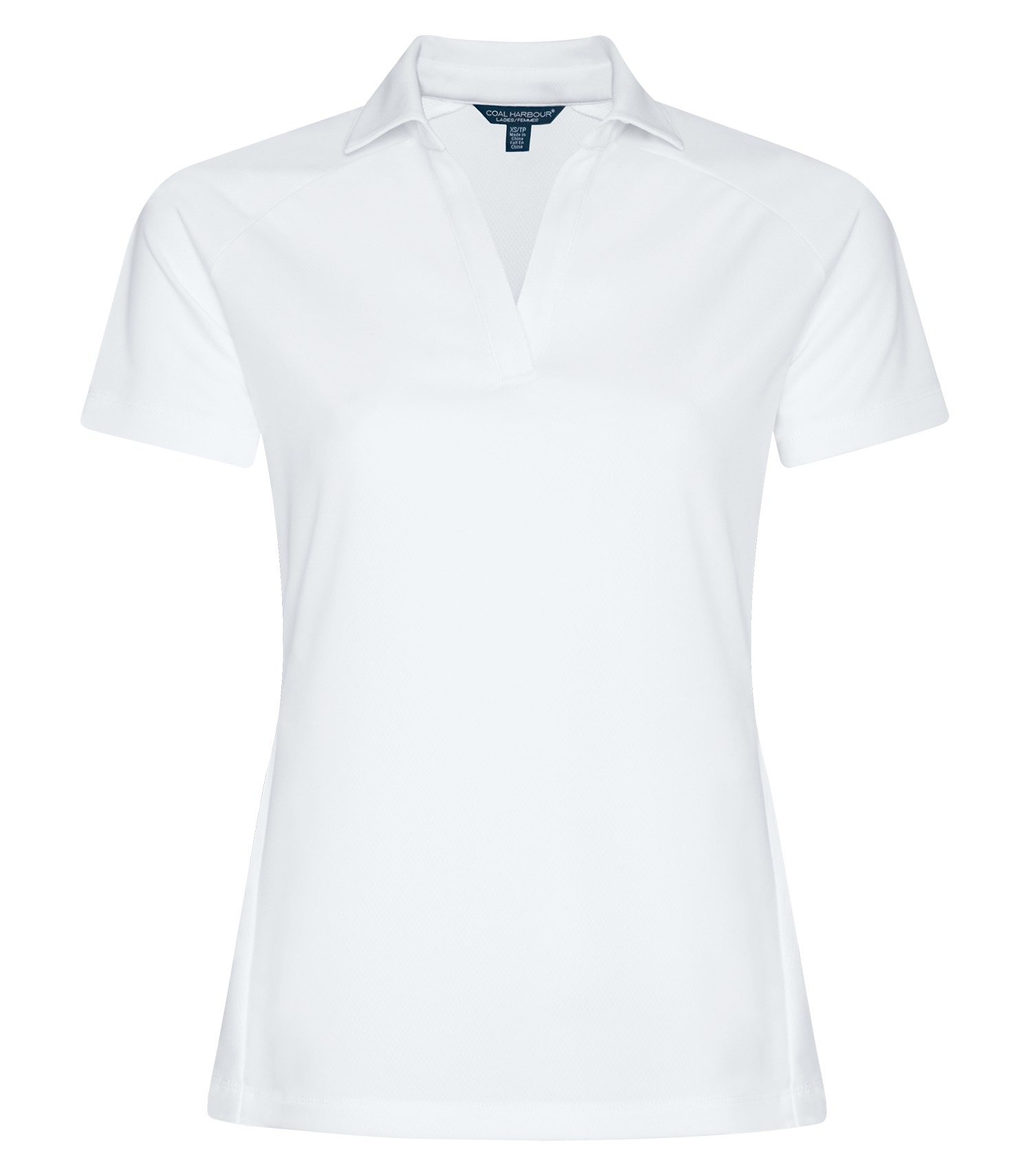 Coal Harbourᴹᴰ COAL HARBOURᴹᴰ POLO À MAILLES RÉSISTANT AUX ACCROCS TECH POUR FEMMES - L3561 White