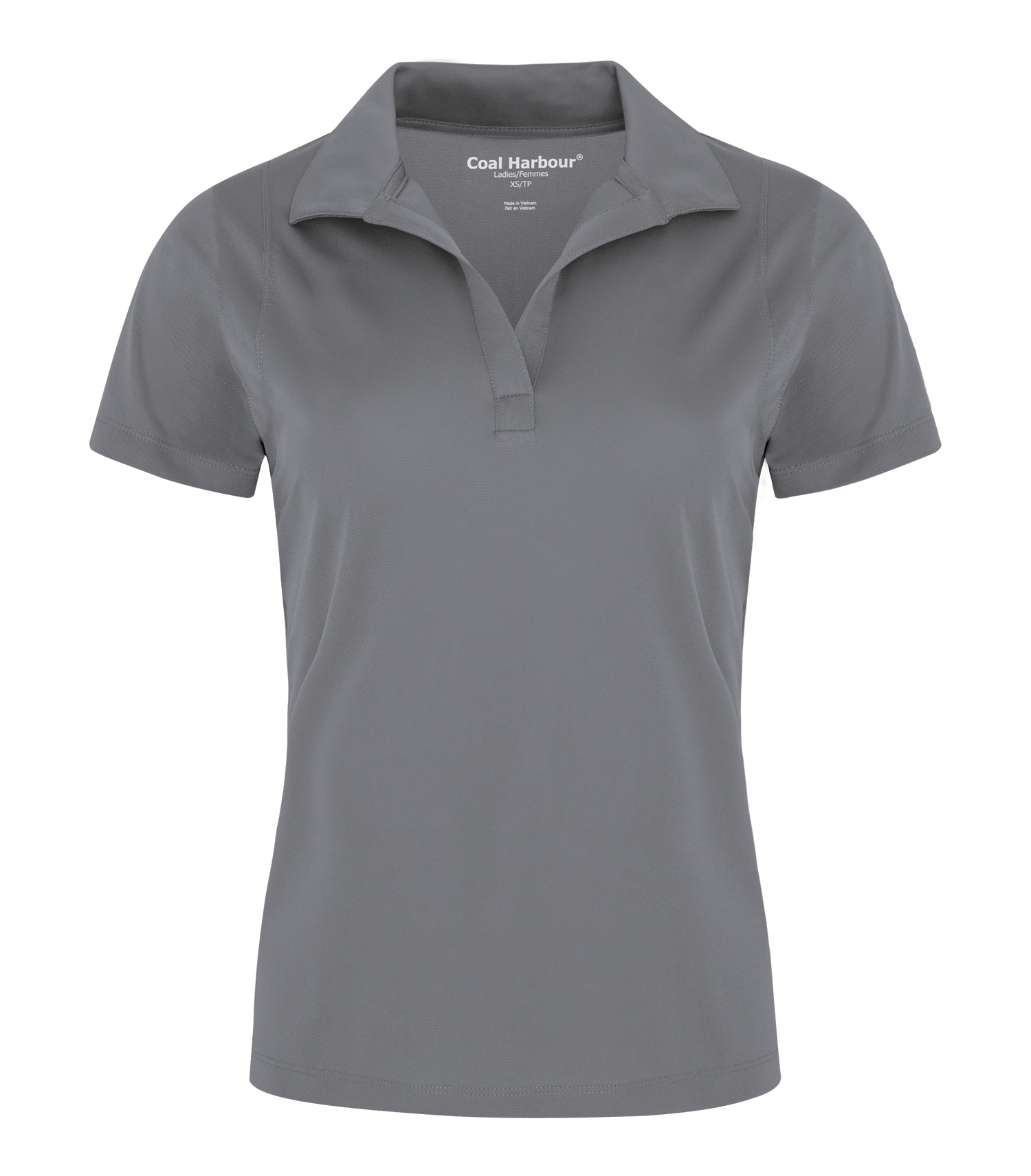 Coal Harbourᴹᴰ COAL HARBOURᴹᴰ POLO RÉSISTANT AUX ACCROCS POUR FEMMES - L445 Grey Concrete