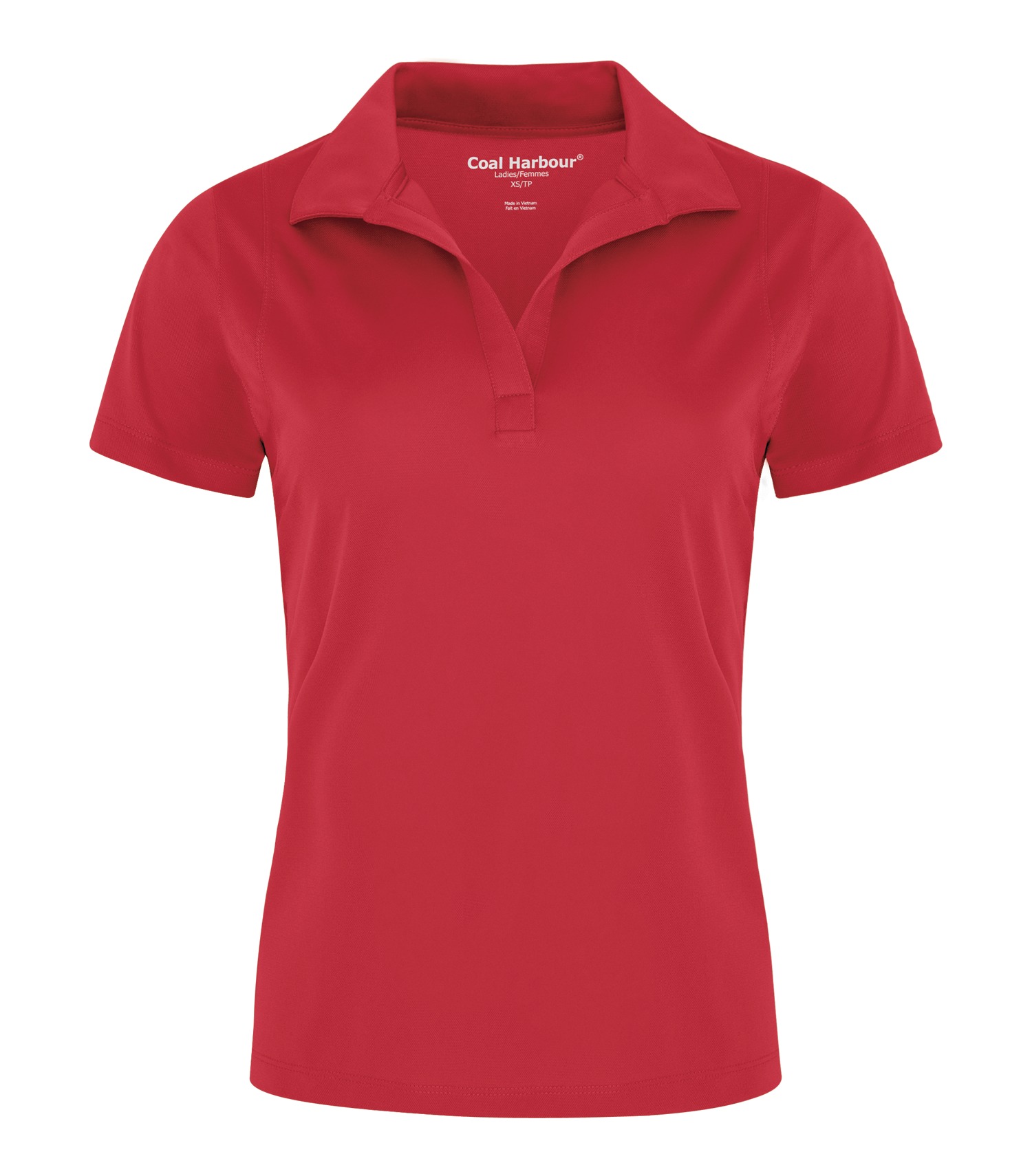 Coal Harbourᴹᴰ COAL HARBOURᴹᴰ POLO RÉSISTANT AUX ACCROCS POUR FEMMES - L445 True Red