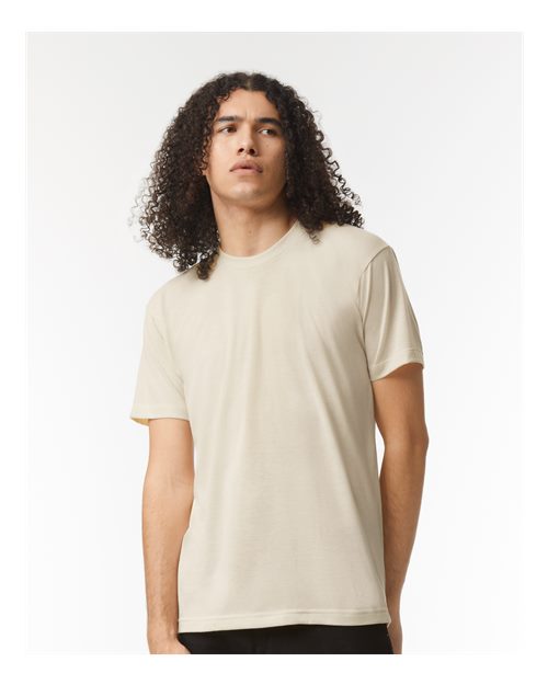 American Apparel Unisex Triblend Track Tee - TR401 - TR401W Tri-Cream