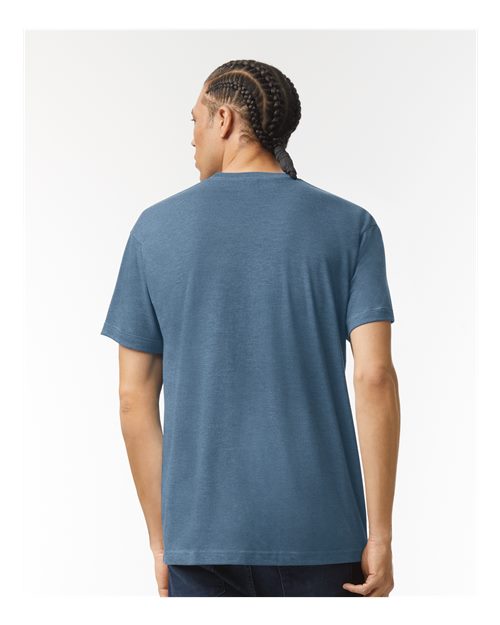 American Apparel Unisex Triblend Track Tee - TR401 - TR401W Tri-Dusk