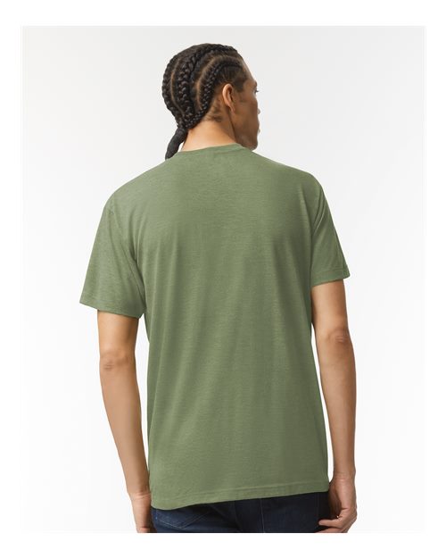American Apparel Unisex Triblend Track Tee - TR401 - TR401W Tri-Olive