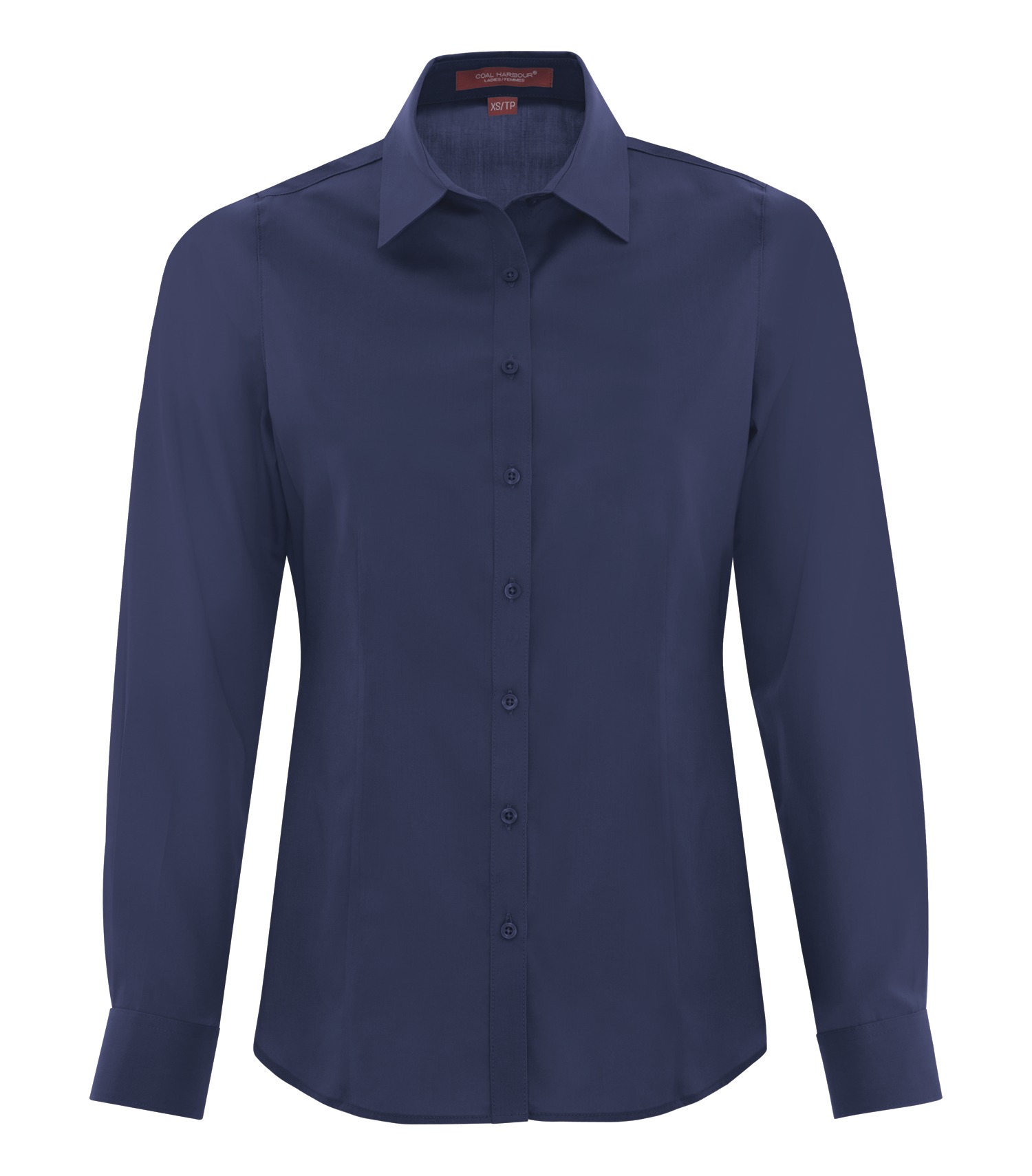 Coal Harbourᴹᴰ COAL HARBOURᴹᴰ CHEMISE TISSÉE À MANCHES LONGUES EVERYDAY POUR FEMMES - L6013 True Navy