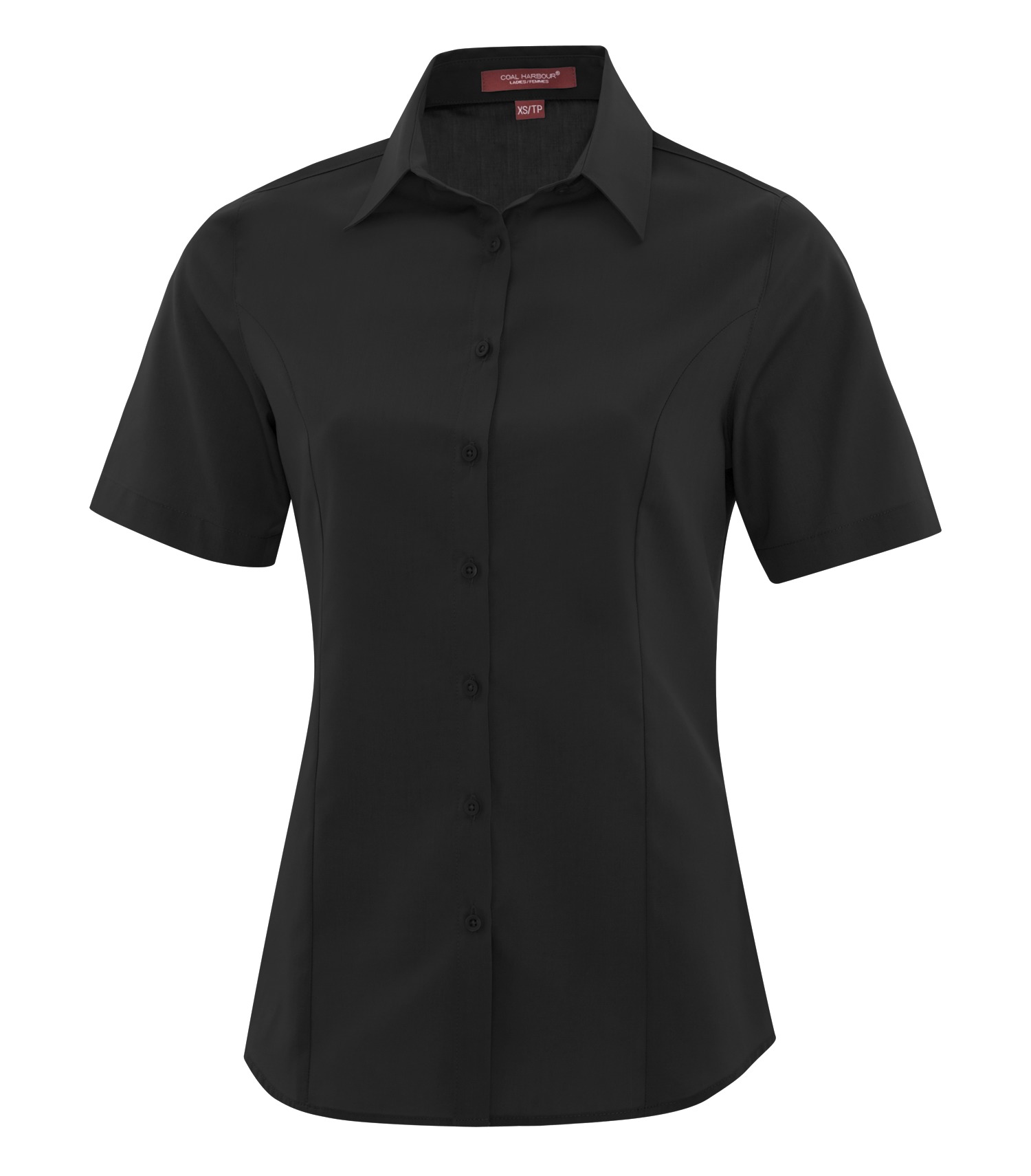 COAL HARBOUR® EVERYDAY SHORT SLEEVE WOVEN LADIES' SHIRT. L6021