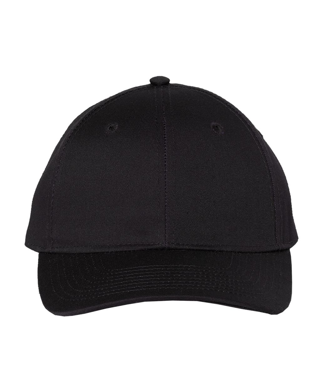 Valucap Lightweight Twill Cap - VC100 Black