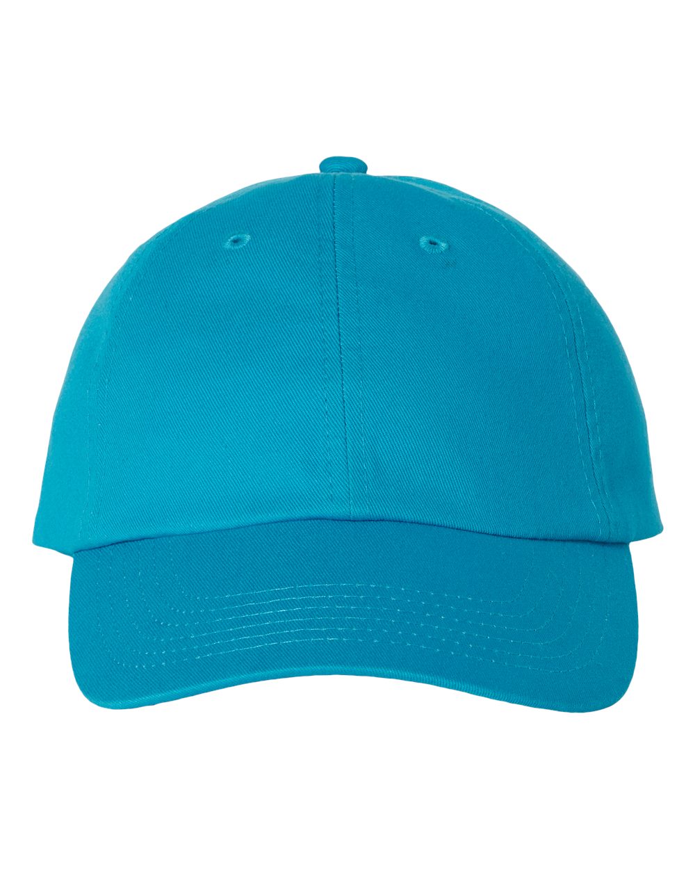 Valucap Bio-Washed Classic Dad Hat - VC300A Neon Blue