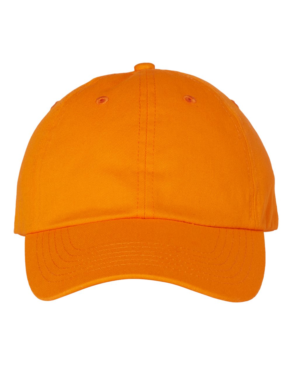 Valucap Bio-Washed Classic Dad Hat - VC300A Neon Orange