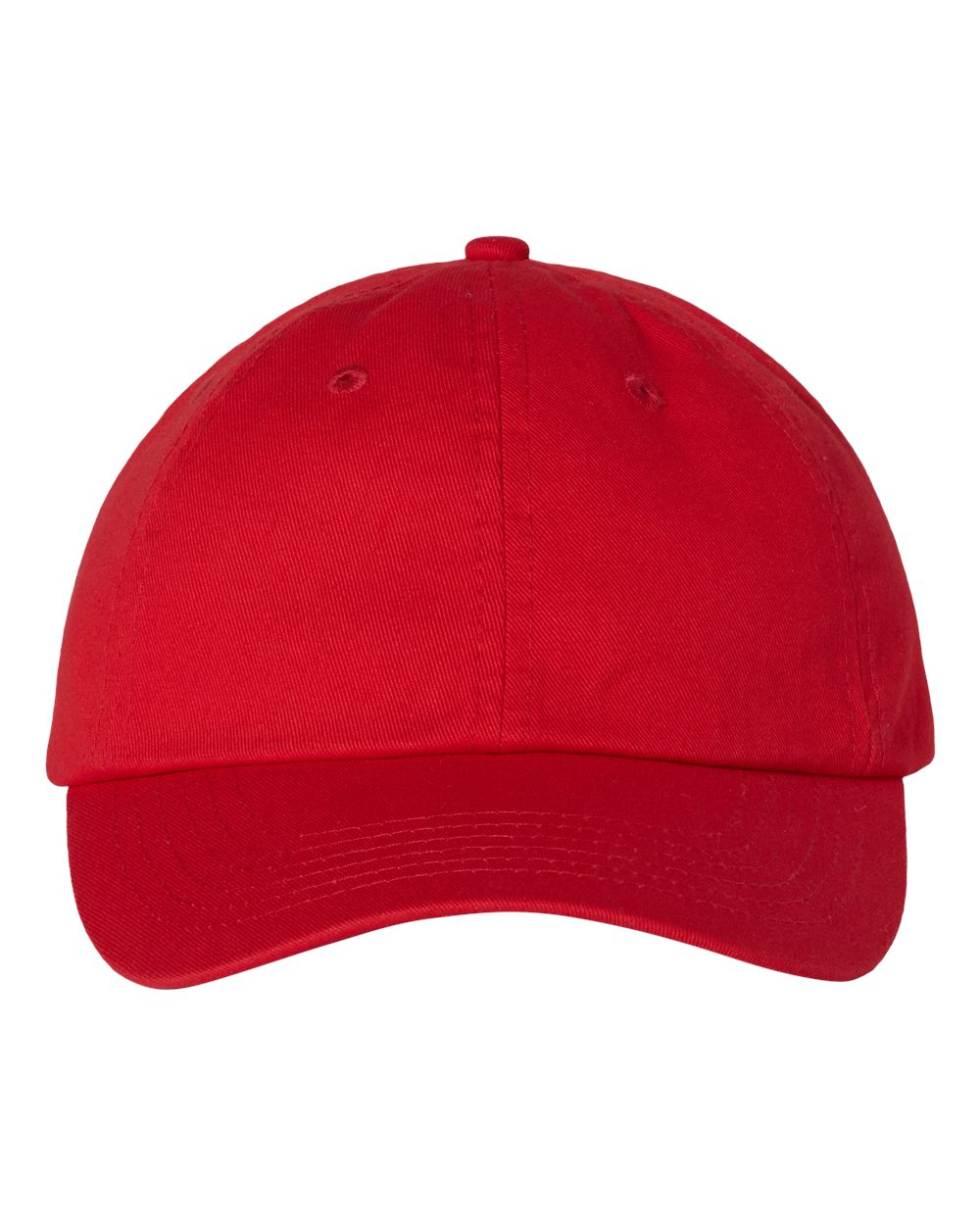Valucap Bio-Washed Classic Dad Hat - VC300A Red