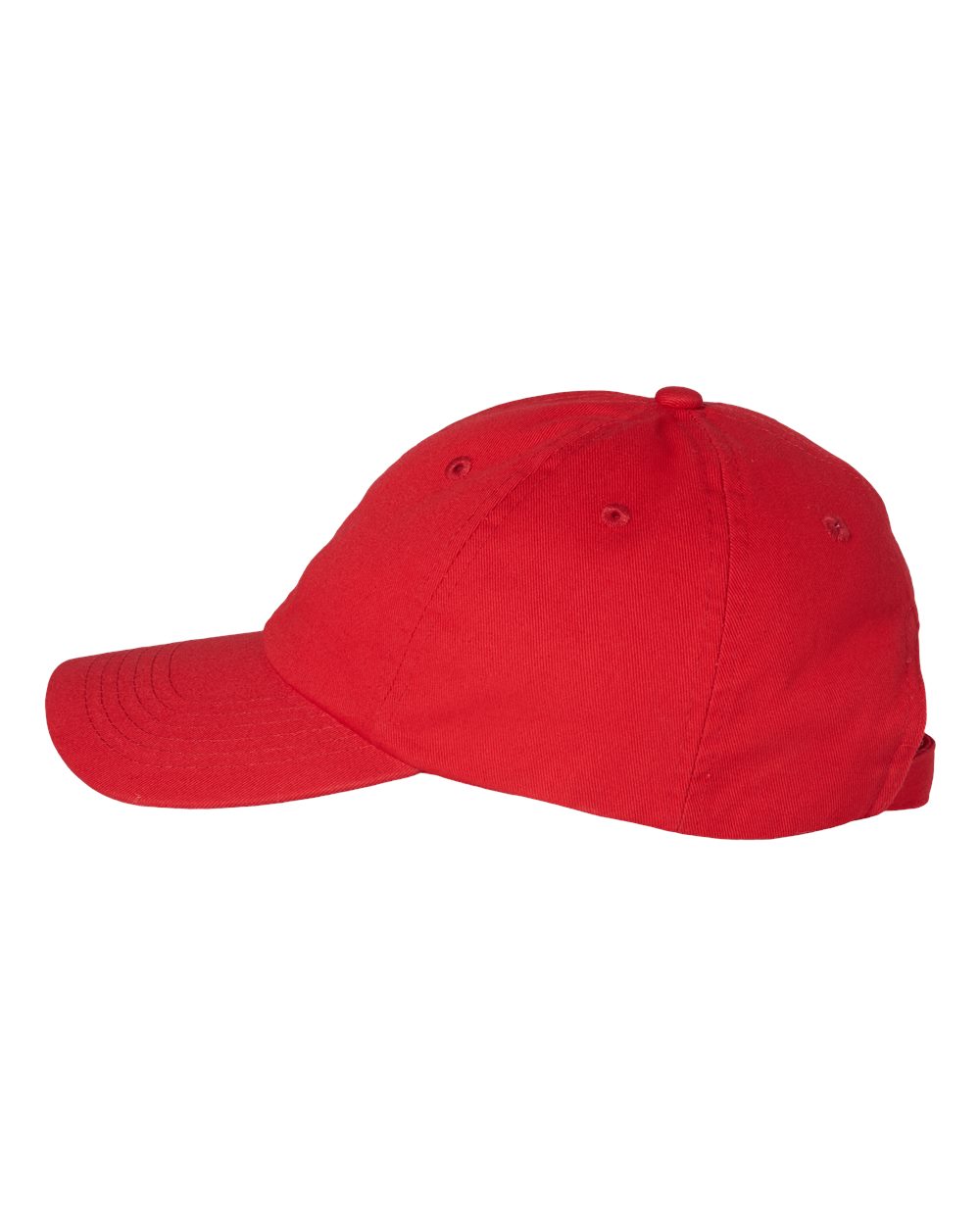 Valucap Bio-Washed Classic Dad Hat - VC300A Red