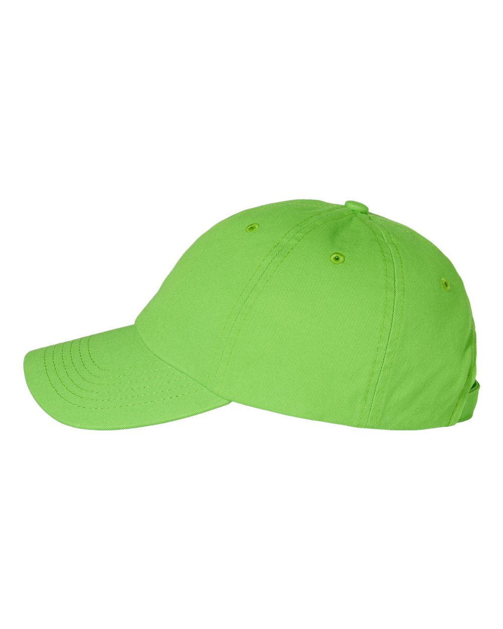 Valucap Bio-Washed Classic Dad Hat - VC300A Neon Green