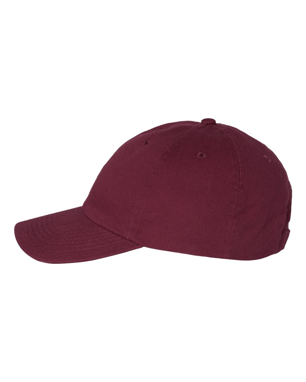 Valucap Bio-Washed Classic Dad Hat - VC300A Maroon
