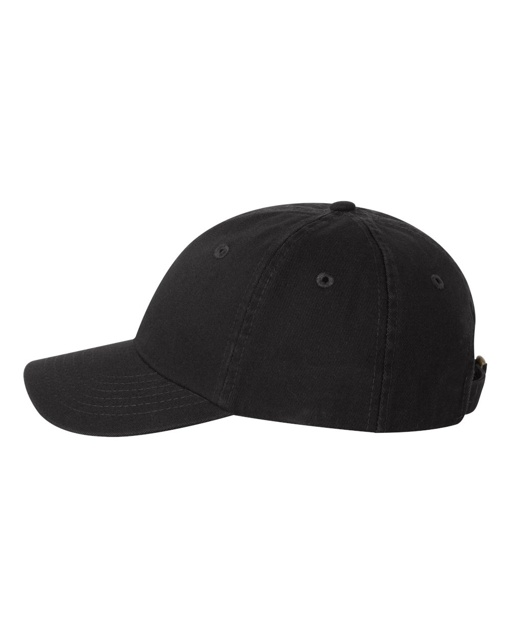 Valucap Youth Small Fit Bio-Washed Dad Hat - VC300Y Black
