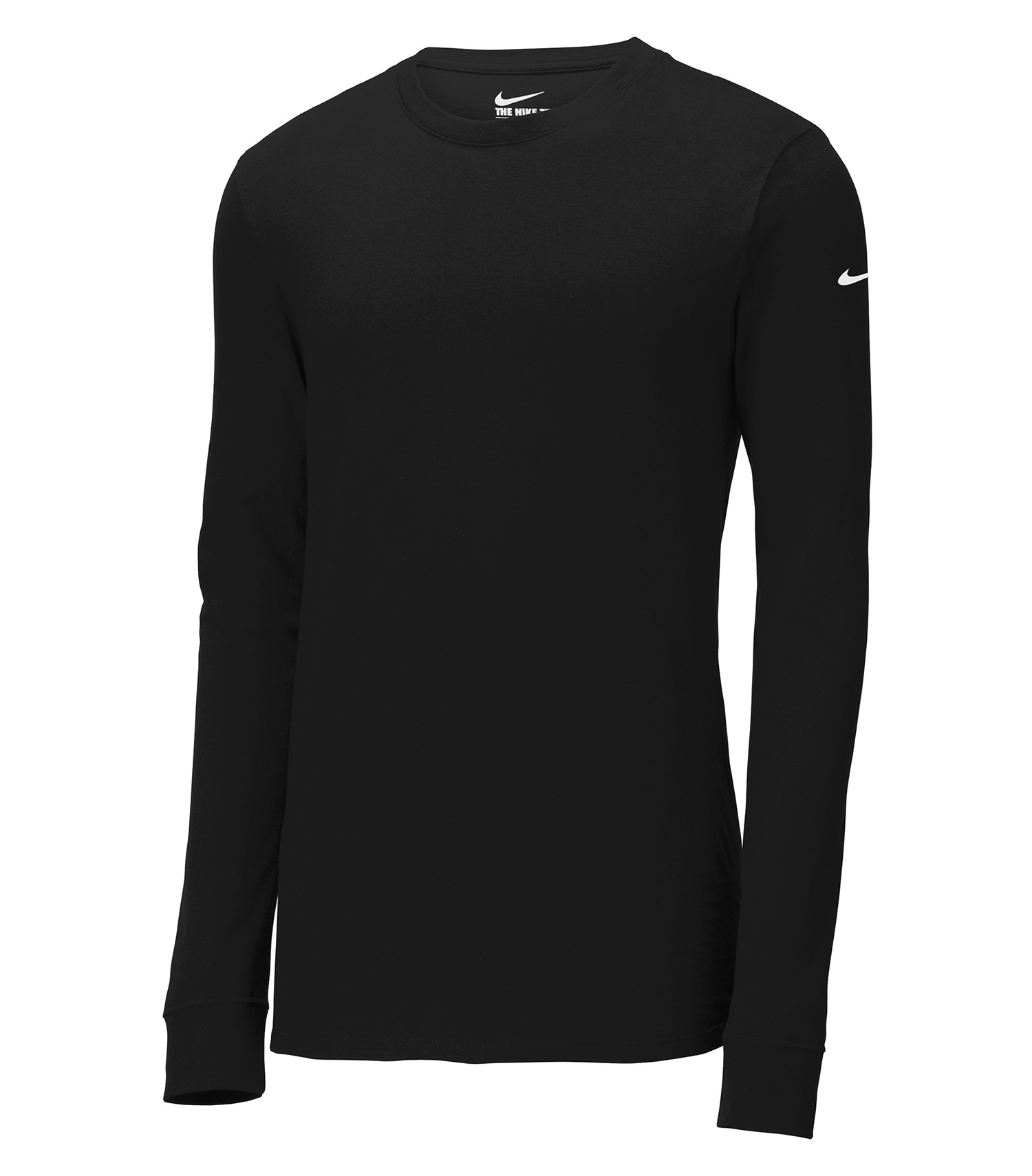Nike NIKE T-SHIRT Dri-FIT COTTON/POLY À MANCHES LONGUES - NKBQ5230 Black