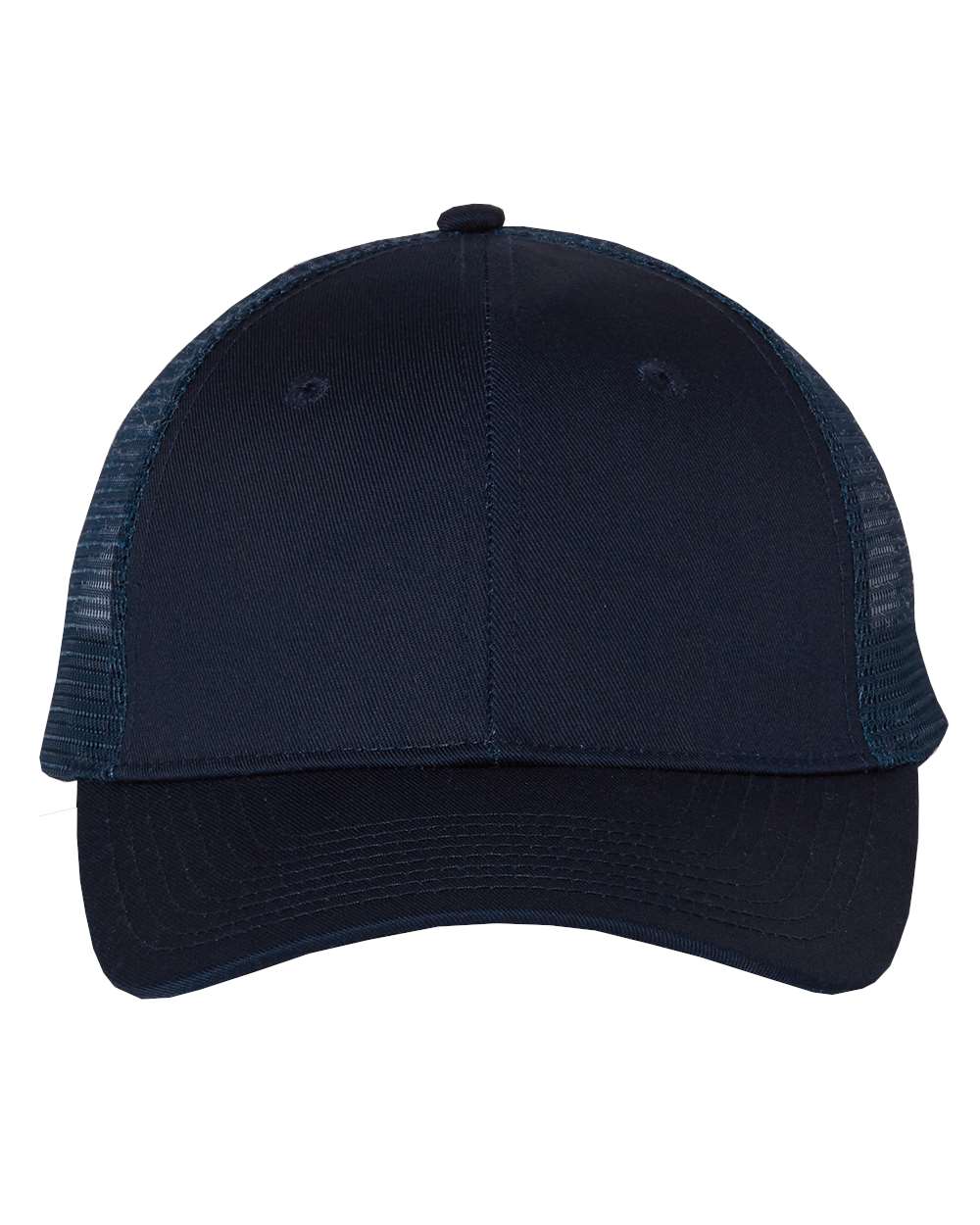 Valucap Mesh-Back Twill Trucker Cap - VC400 Navy