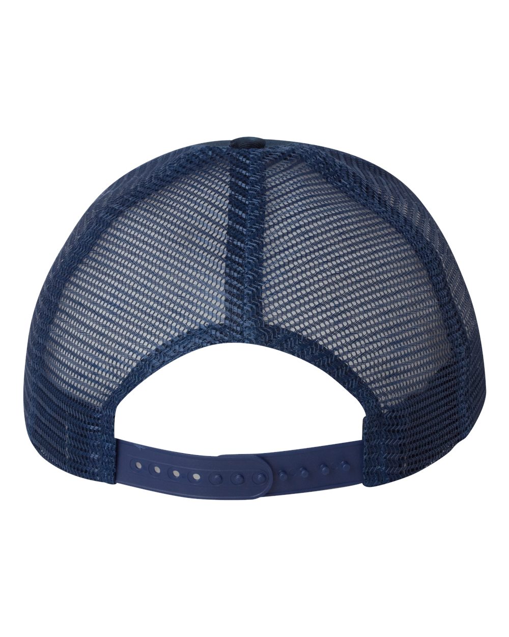 Valucap Mesh-Back Twill Trucker Cap - VC400 Navy