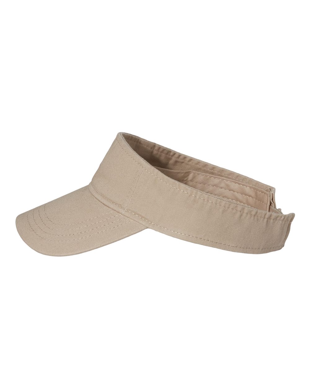 Valucap Bio-Washed Visor - VC500 Khaki